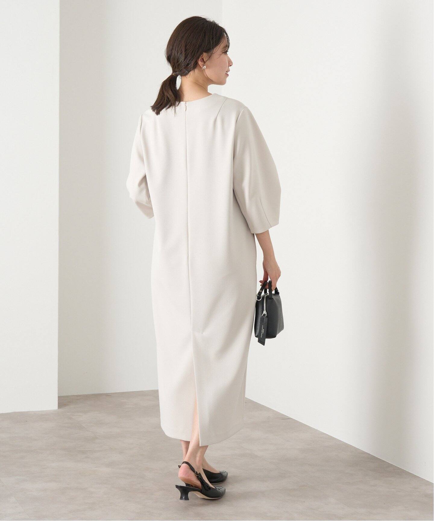 WEB限定/追加2》タックスリーブワンピース（ワンピース）｜IENA