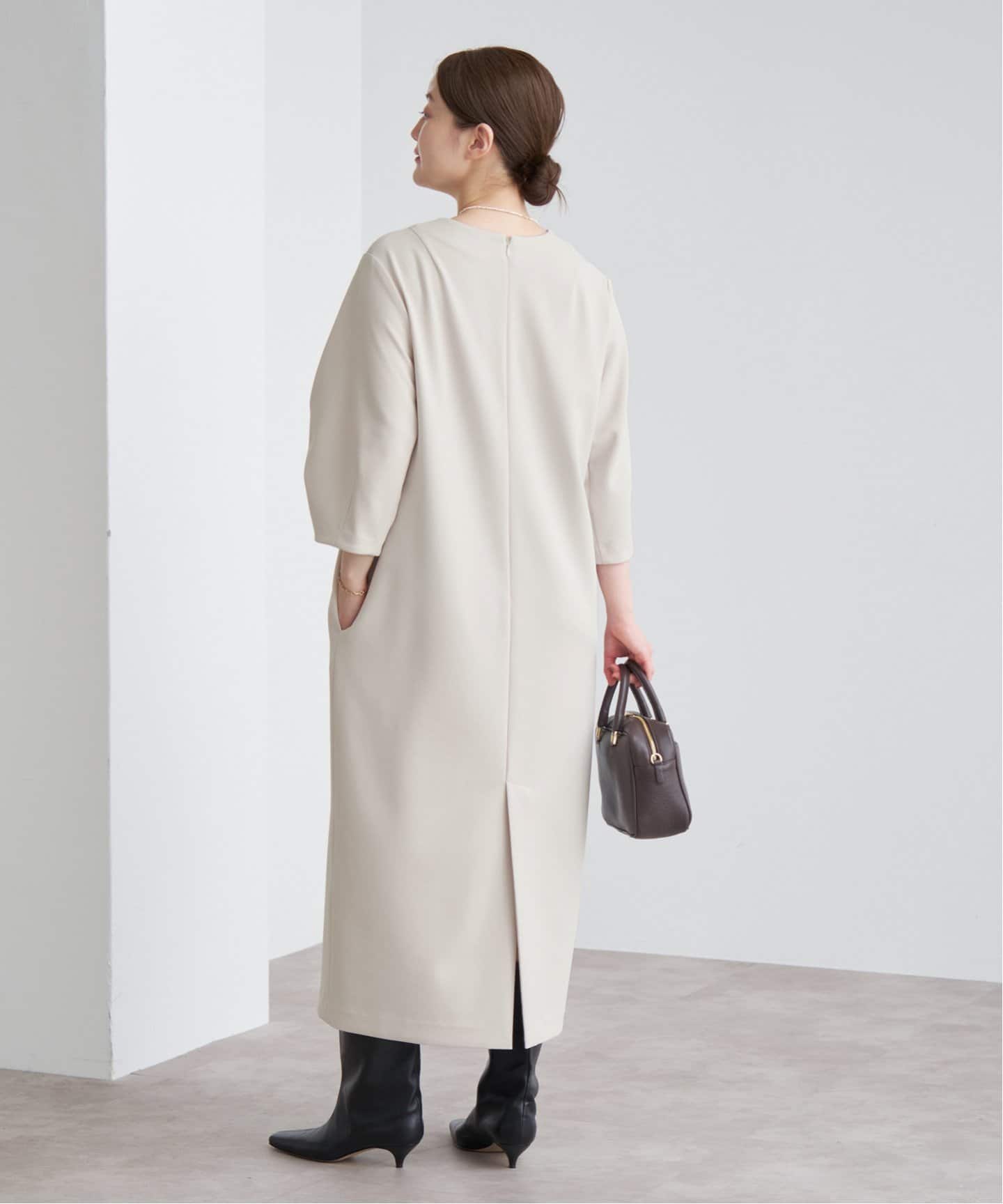 WEB限定/追加2》タックスリーブワンピース（ワンピース）｜IENA