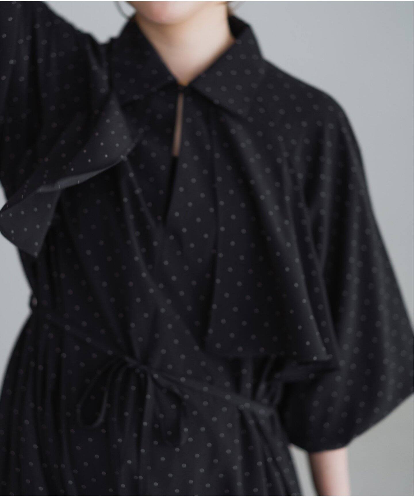 WEB限定/追加3》ドットサッシュワンピース（ワンピース）｜IENA