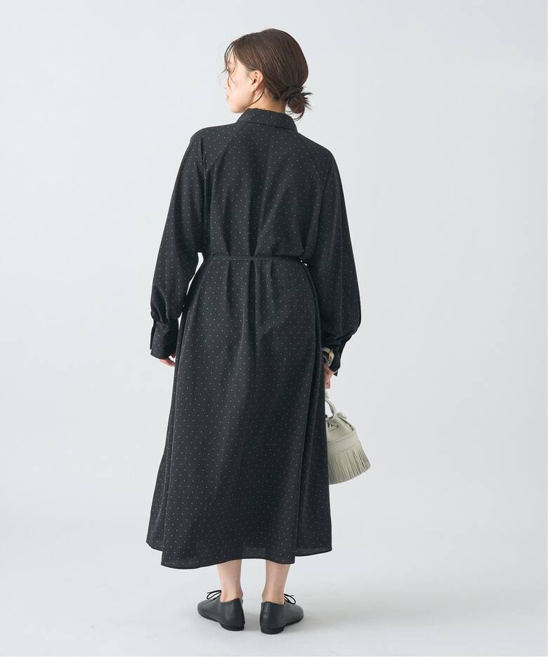 WEB限定/追加3予約》ドットサッシュワンピース（ワンピース）｜IENA 
