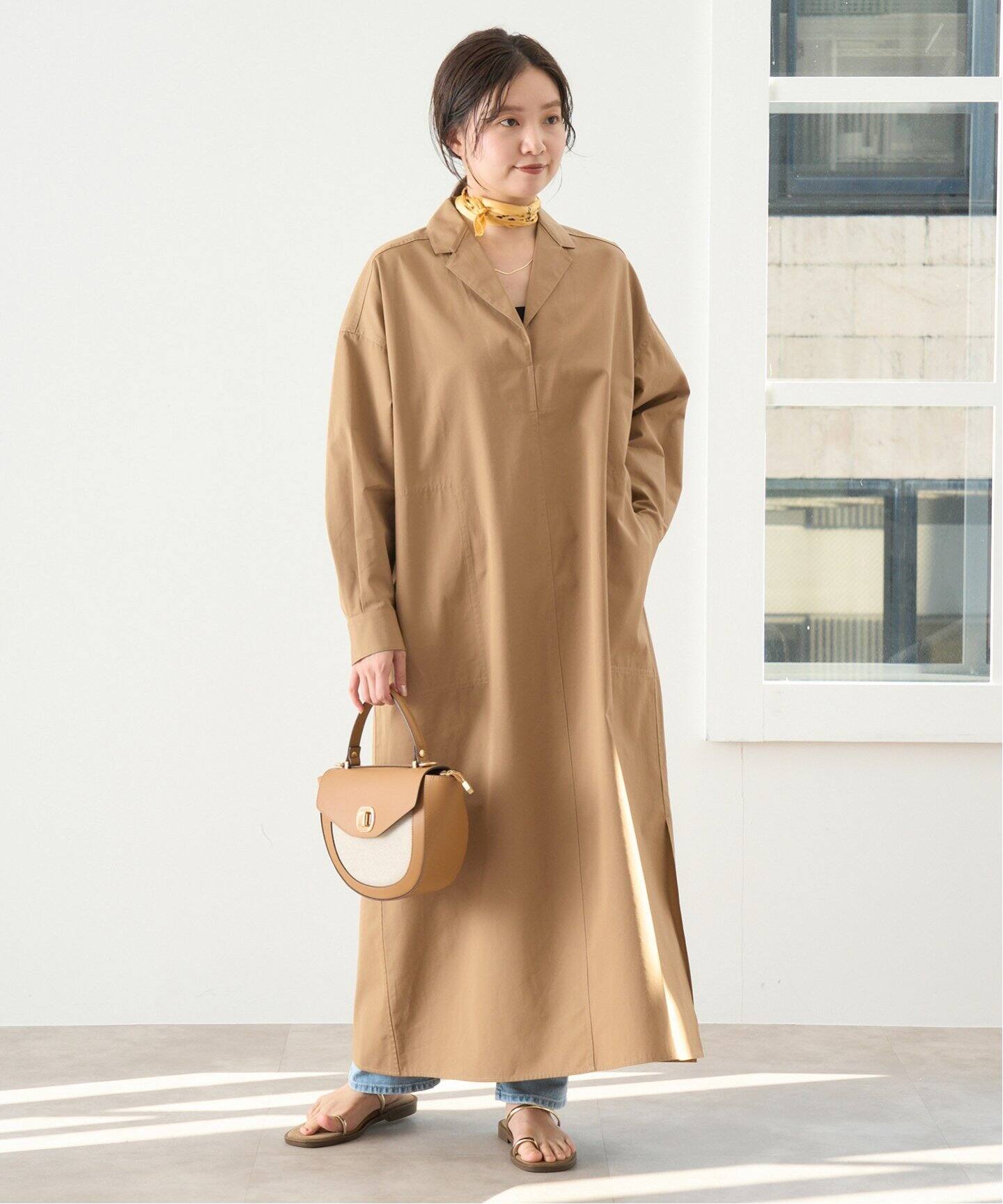 C.トロピカルシャツワンピース（シャツワンピース）｜IENA（イエナ）の  