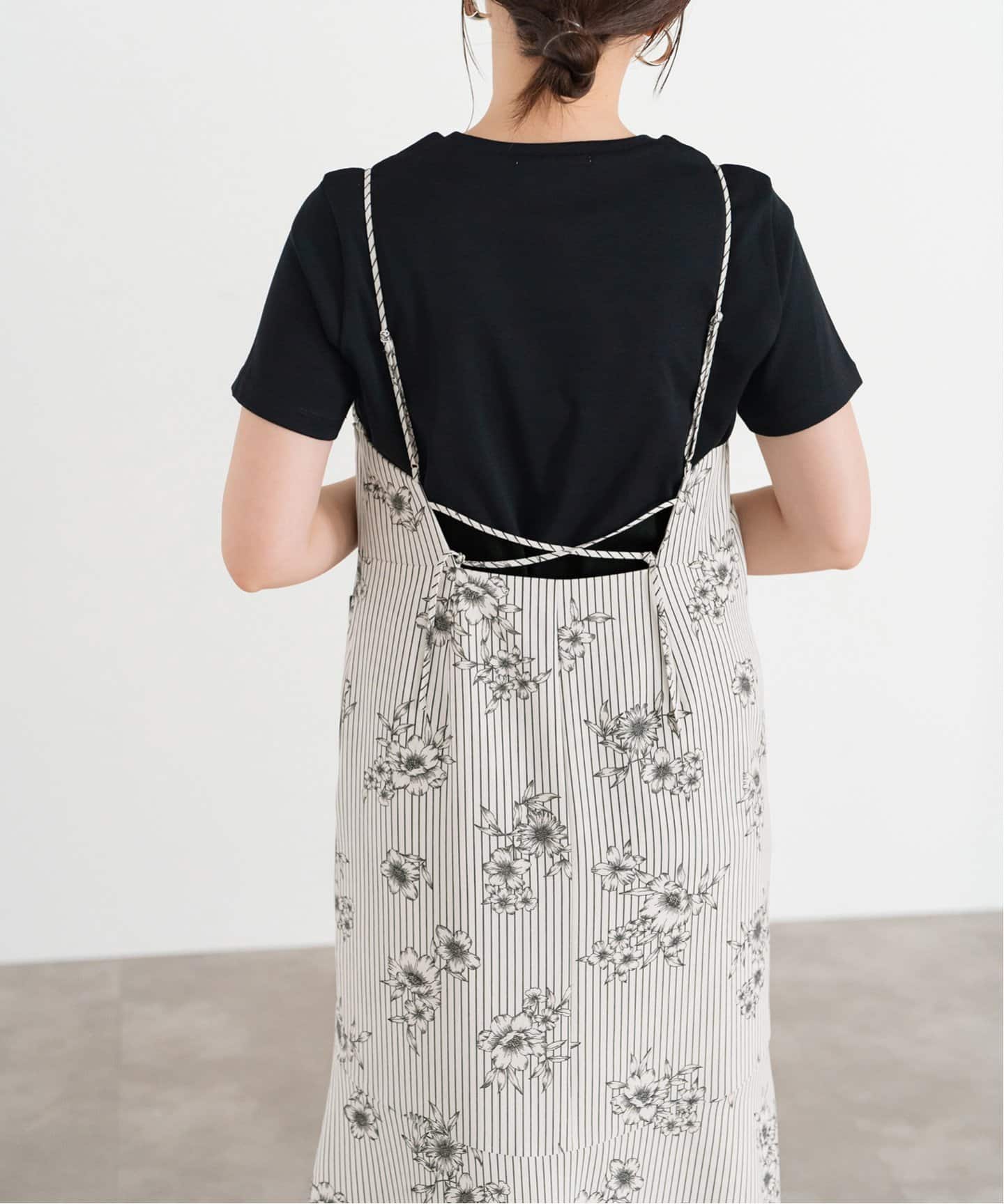 □専用□美品 イエナ 定価3,3万円 ストライプふんわりワンピース