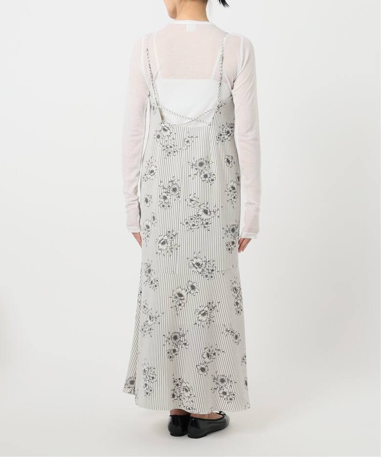 追加予約》ストライプフラワーキャミワンピース（ワンピース）｜IENA  