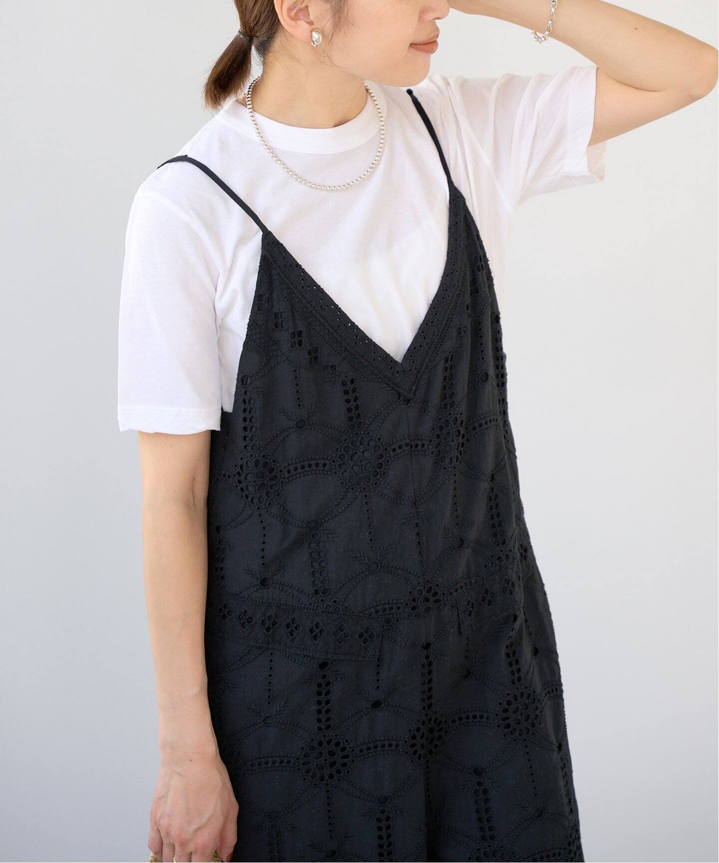 WEB限定/追加4》レースオールインワン（つなぎ／オールインワン