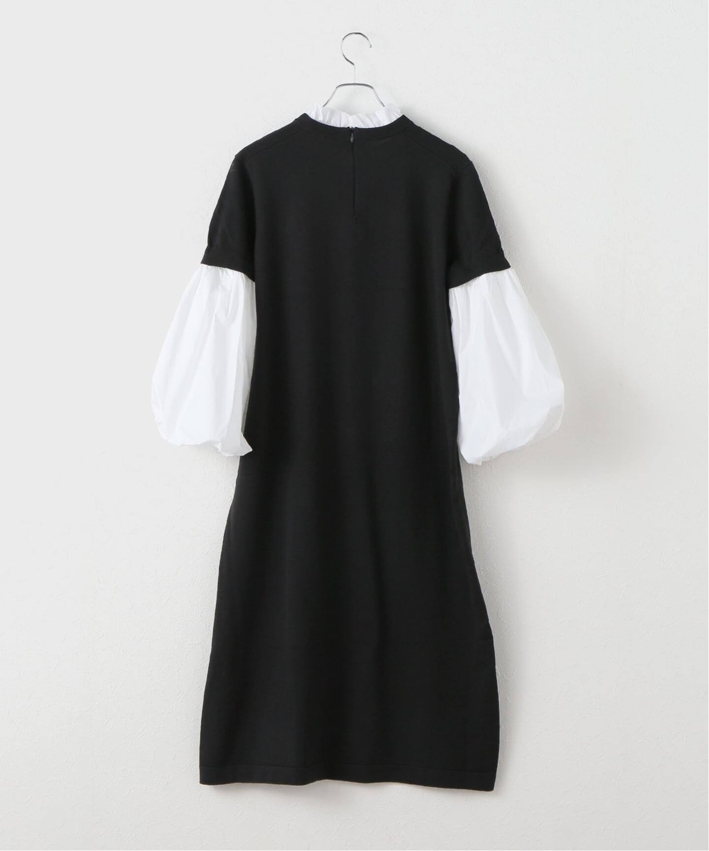 MARILYN MOON/マリリンムーン 14G WOOL 2WAY SLEEVE OP ワンピース