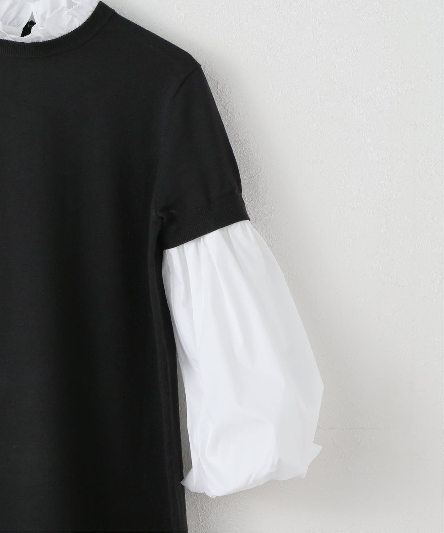 MARILYN MOON/マリリンムーン 14G WOOL 2WAY SLEEVE OP ワンピース