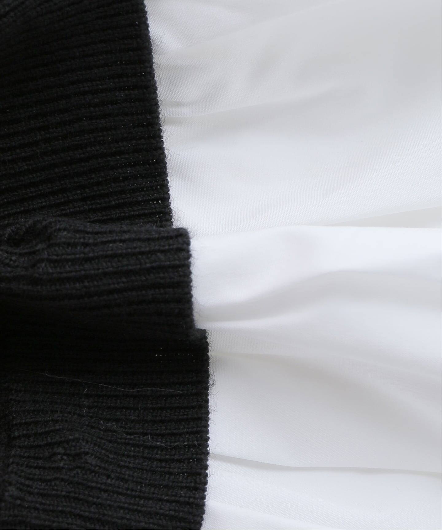 MARILYN MOON/マリリンムーン 14G WOOL 2WAY SLEEVE OP ワンピース