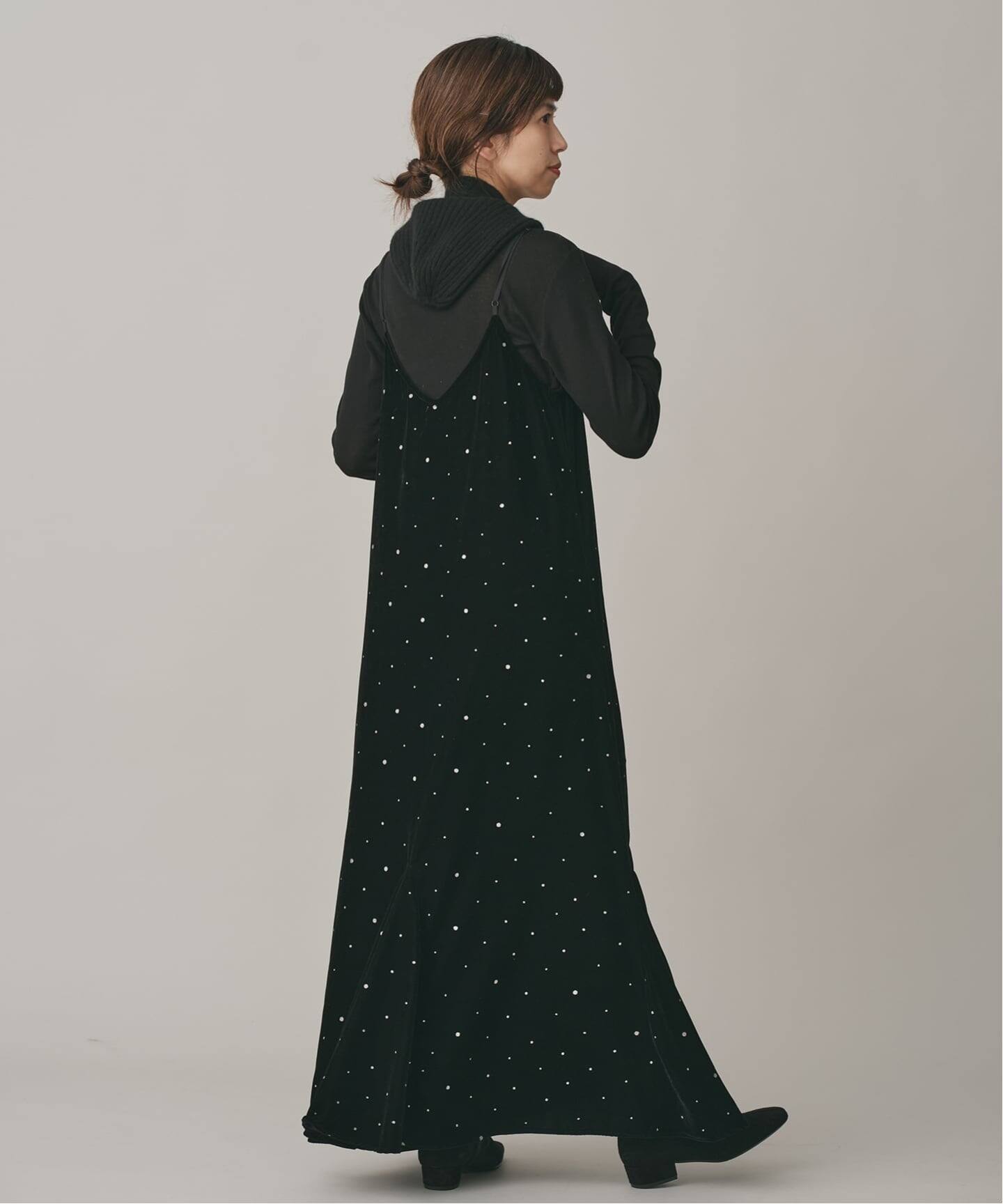 COUTURE D'ADAM/クチュールドアダム Glitter Dress ベロアワンピース