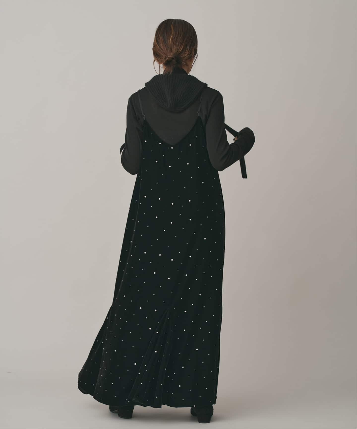 COUTURE D'ADAM/クチュールドアダム Glitter Dress ベロアワンピース