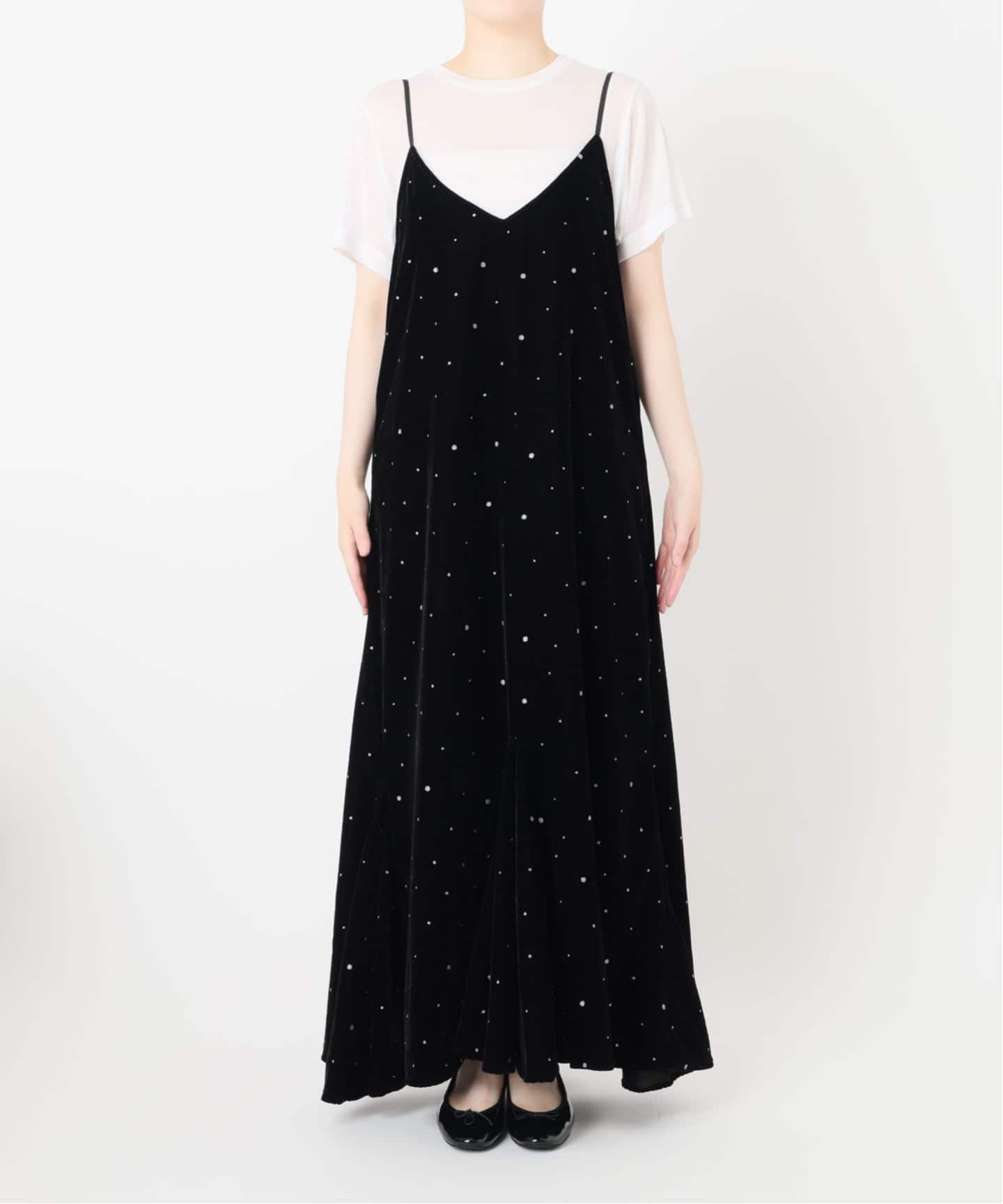 COUTURE D'ADAM/クチュールドアダム Glitter Dress ベロアワンピース