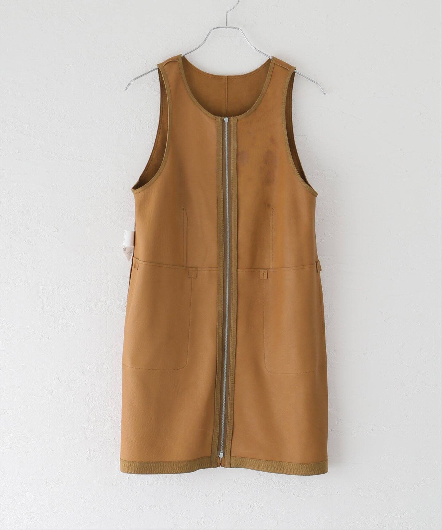 AURALEE/オーラリー LAMB SUEDE ZIP MINI DRESS ワンピース