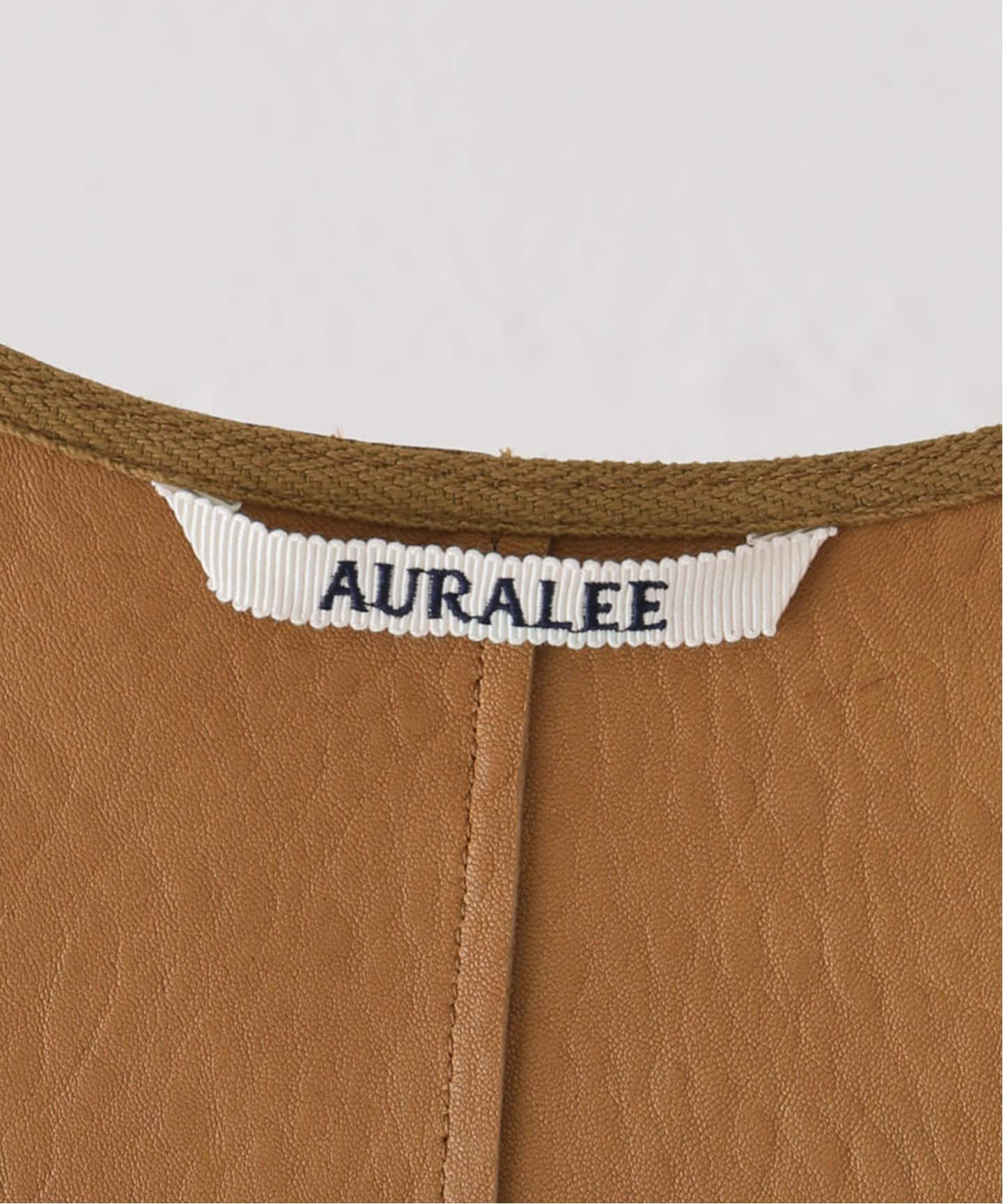 AURALEE/オーラリー LAMB SUEDE ZIP MINI DRESS ワンピース A25SD05GS