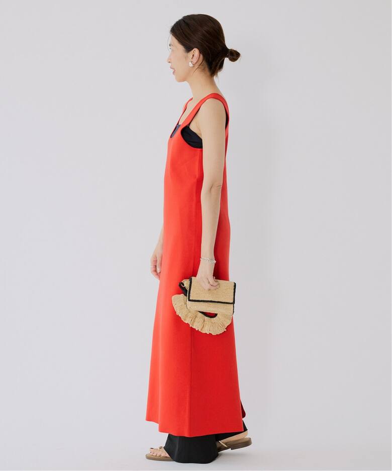 AURALEE/オーラリー COTTON SILK STRETCH DOUBLE FACE ワンピース 