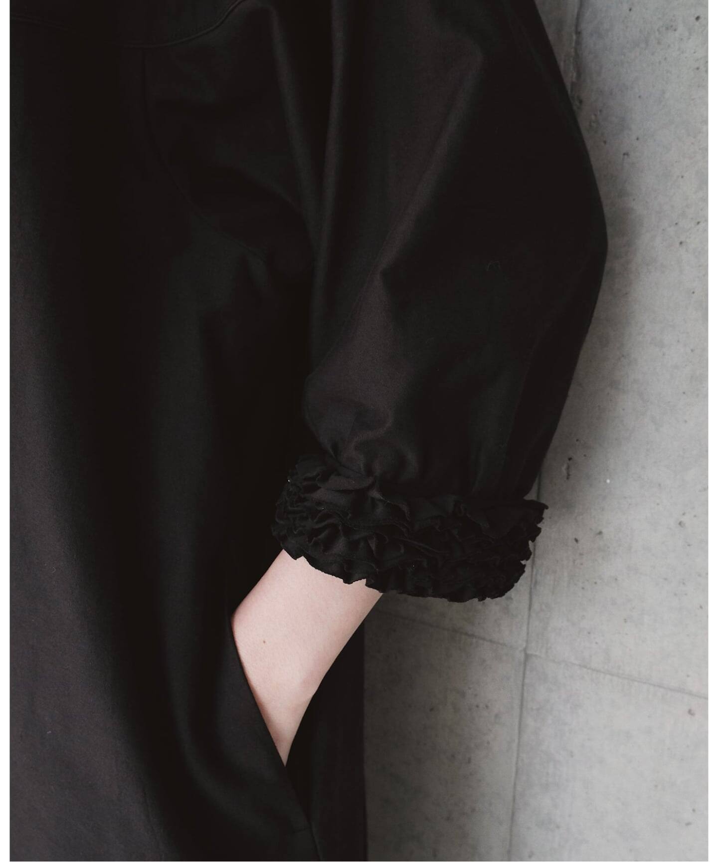 Maison IENA 別注 Nell/ネル 袖フリルワンピース 252-40292