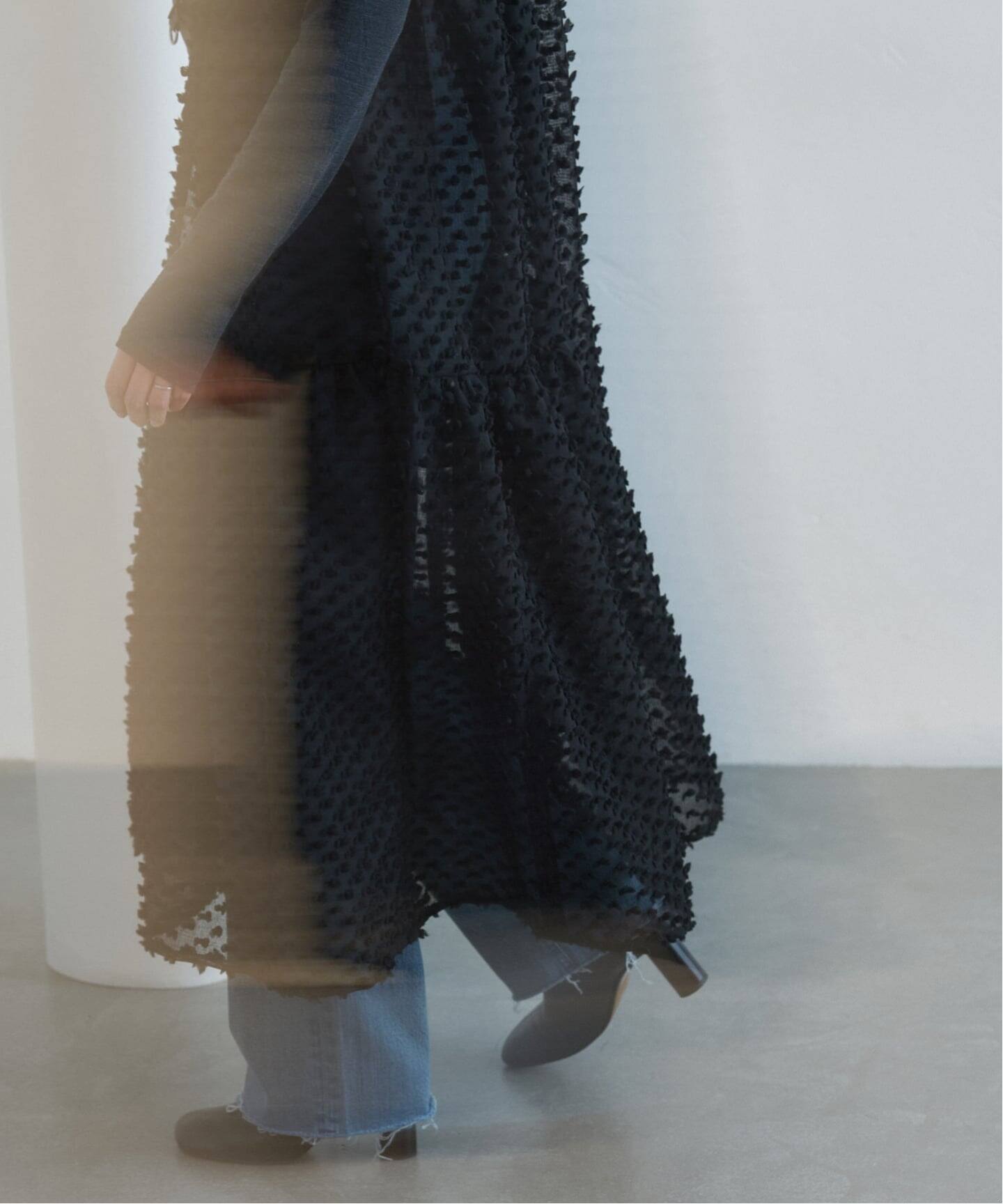 torazzo donna トラッツォドンナ ワンピース シアー torrazzo donna（トラッゾドンナ）】シアーギャザーワンピース | nulla