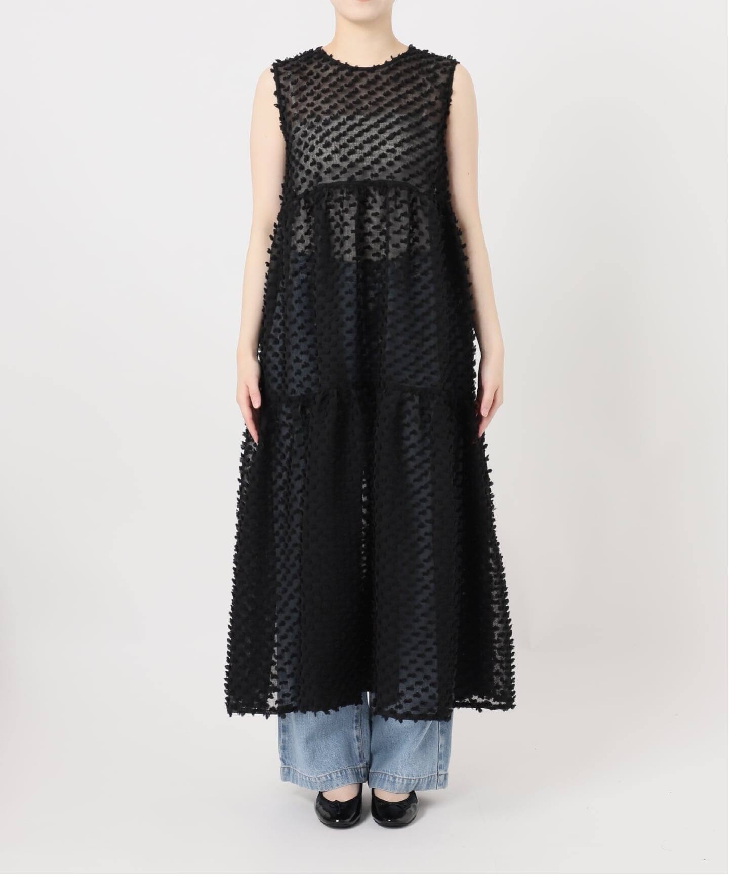 torazzo donna トラッツォドンナ ワンピース シアー torrazzo donna（トラッゾドンナ）】シアーギャザーワンピース | nulla