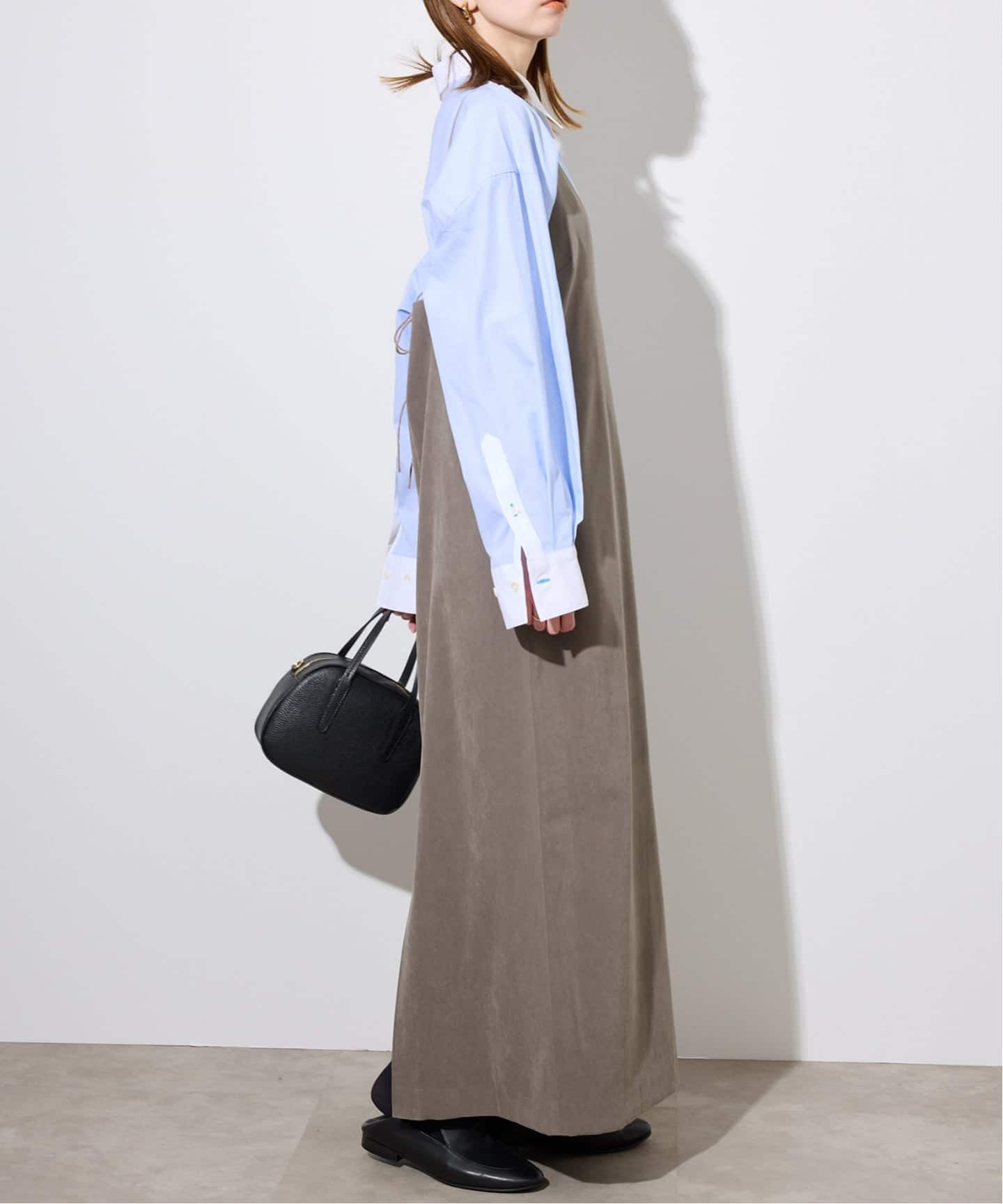 スウェードライクキャミワンピース（ワンピース）｜SLOBE IENA