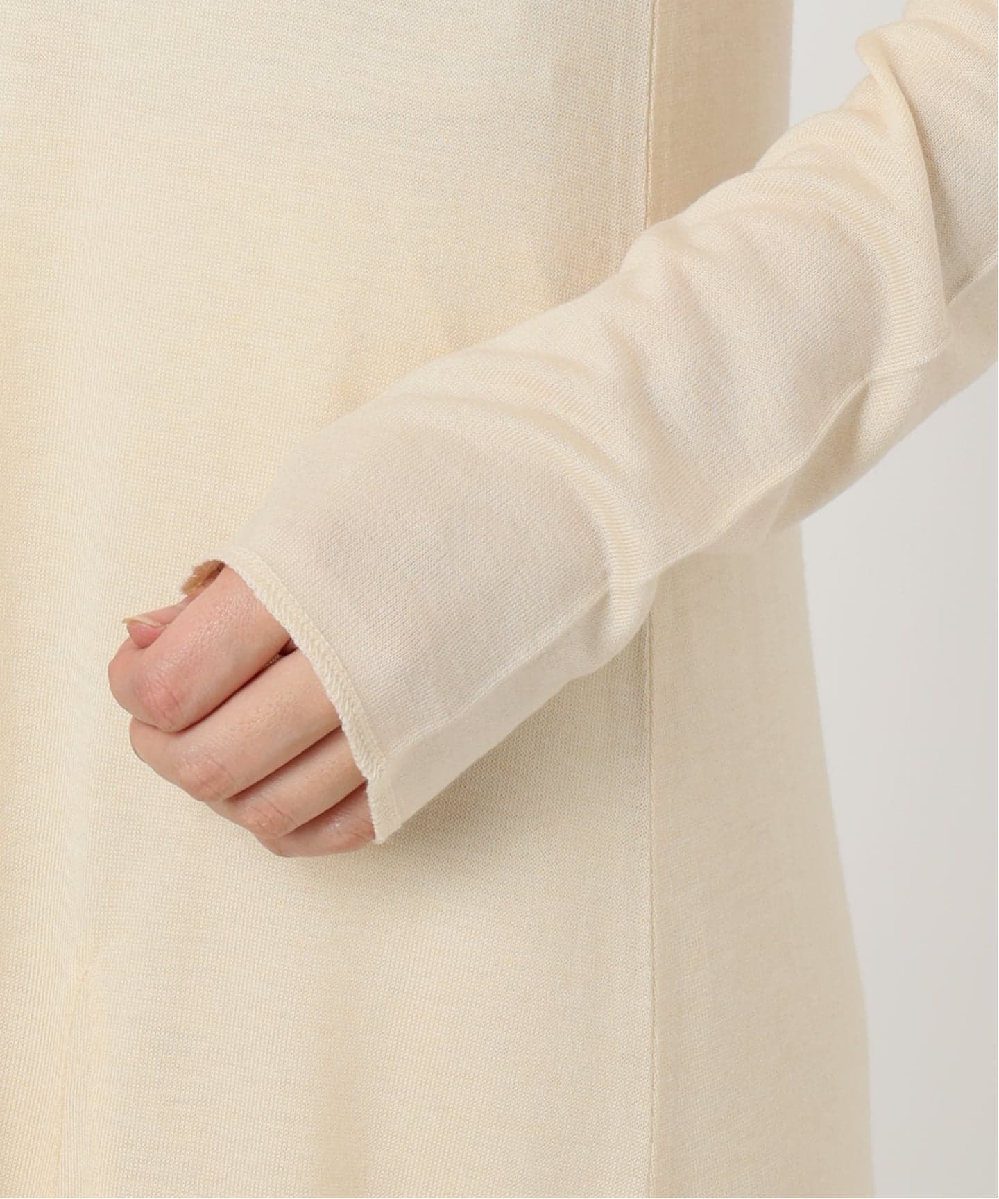 ウール混ジャージーフレアワンピース（ワンピース）｜SLOBE IENA