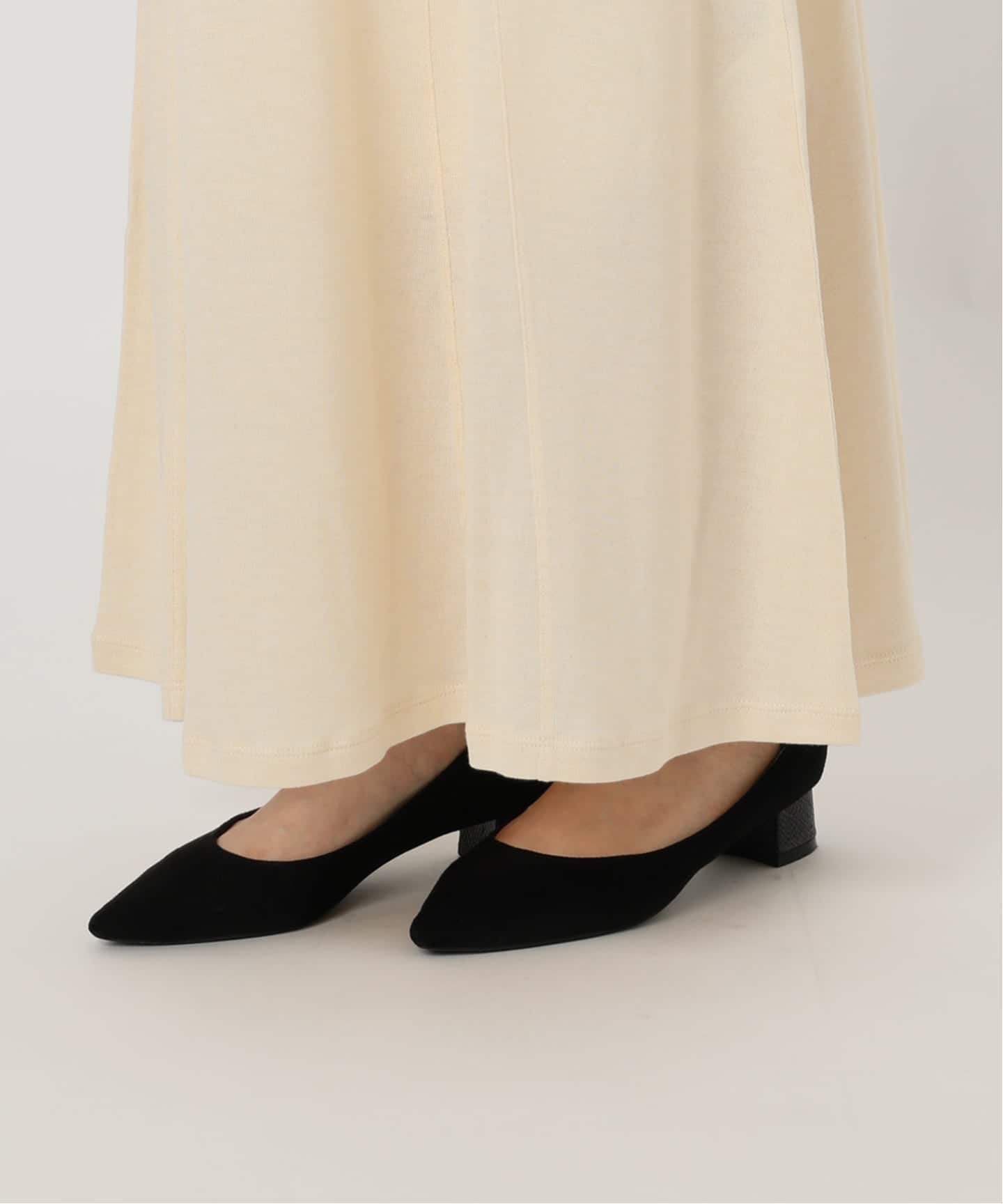 ウール混ジャージーフレアワンピース（ワンピース）｜SLOBE IENA