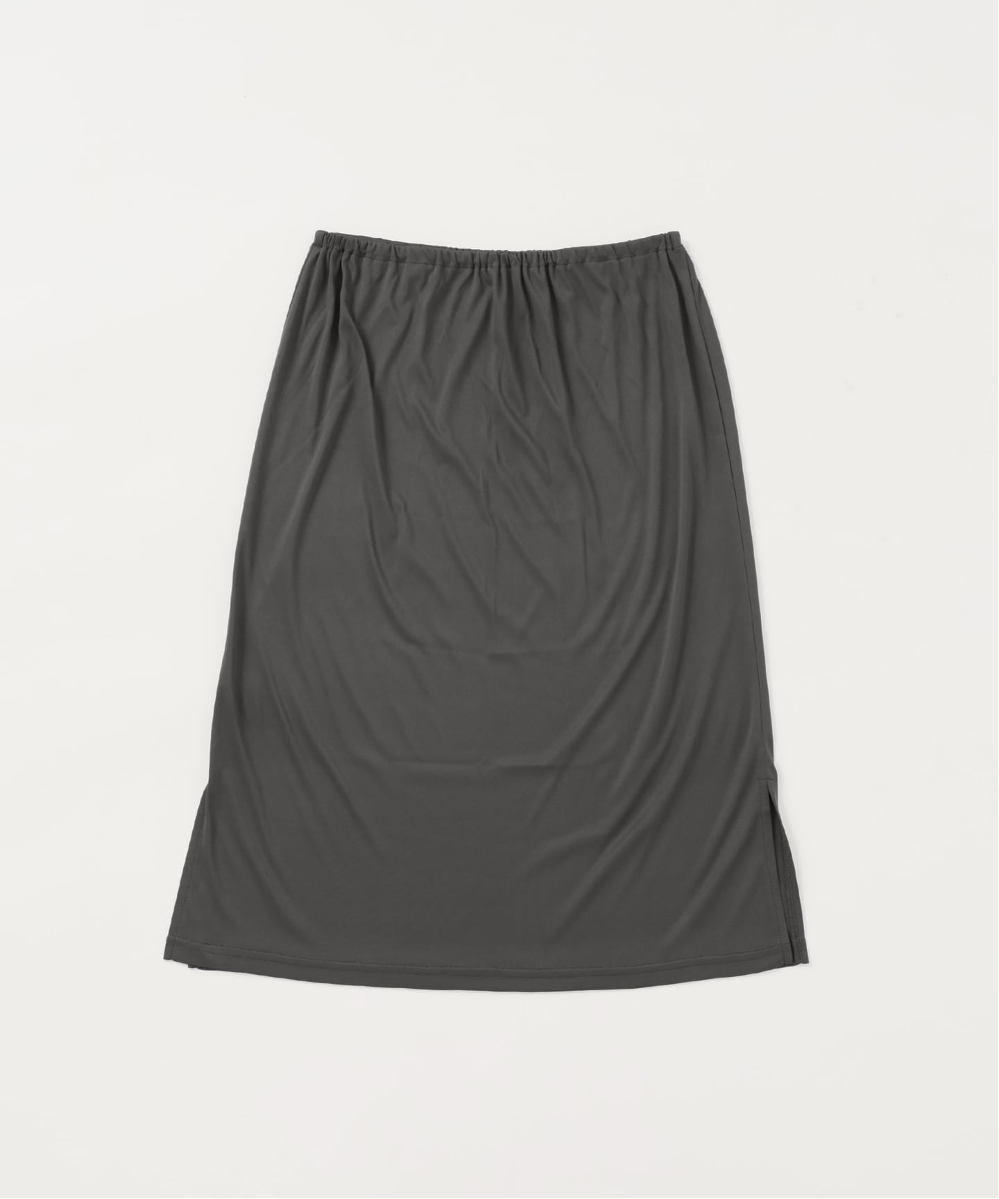 ウール混ジャージーフレアワンピース　グレー　スローブイエナ ウール混ジャージーフレアワンピース グレー スローブイエナ ウール混