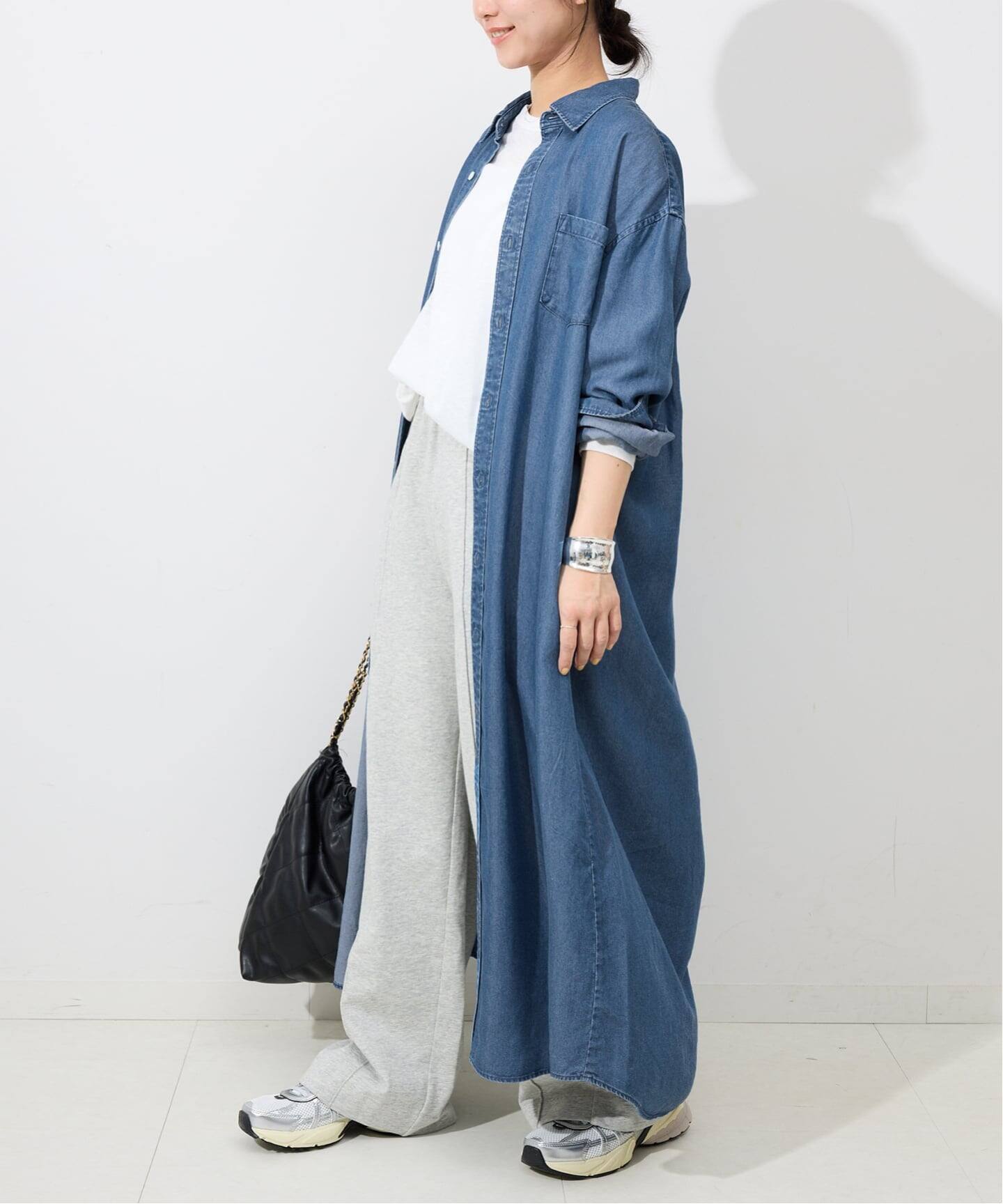 デニムライクシャツワンピース（ワンピース）｜SLOBE IENA（スローブ  