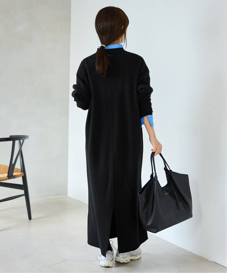 WEB限定/追加》ウォッシャブルスムース ニットワンピース（ニット 