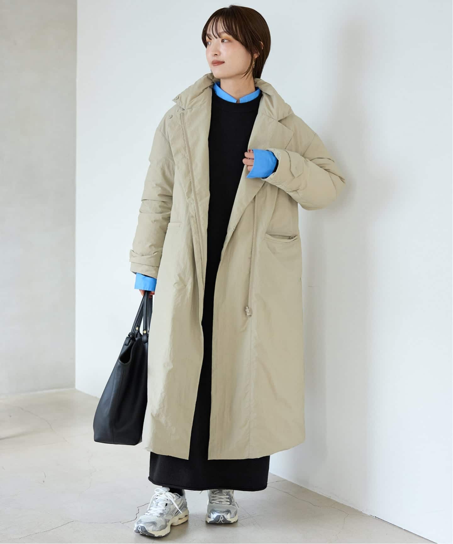 WEB限定/追加予約》ウォッシャブルスムース ニットワンピース