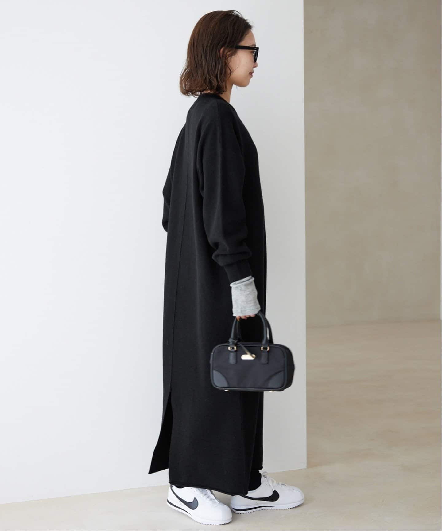 WEB限定/追加》ウォッシャブルスムース ニットワンピース（ニット