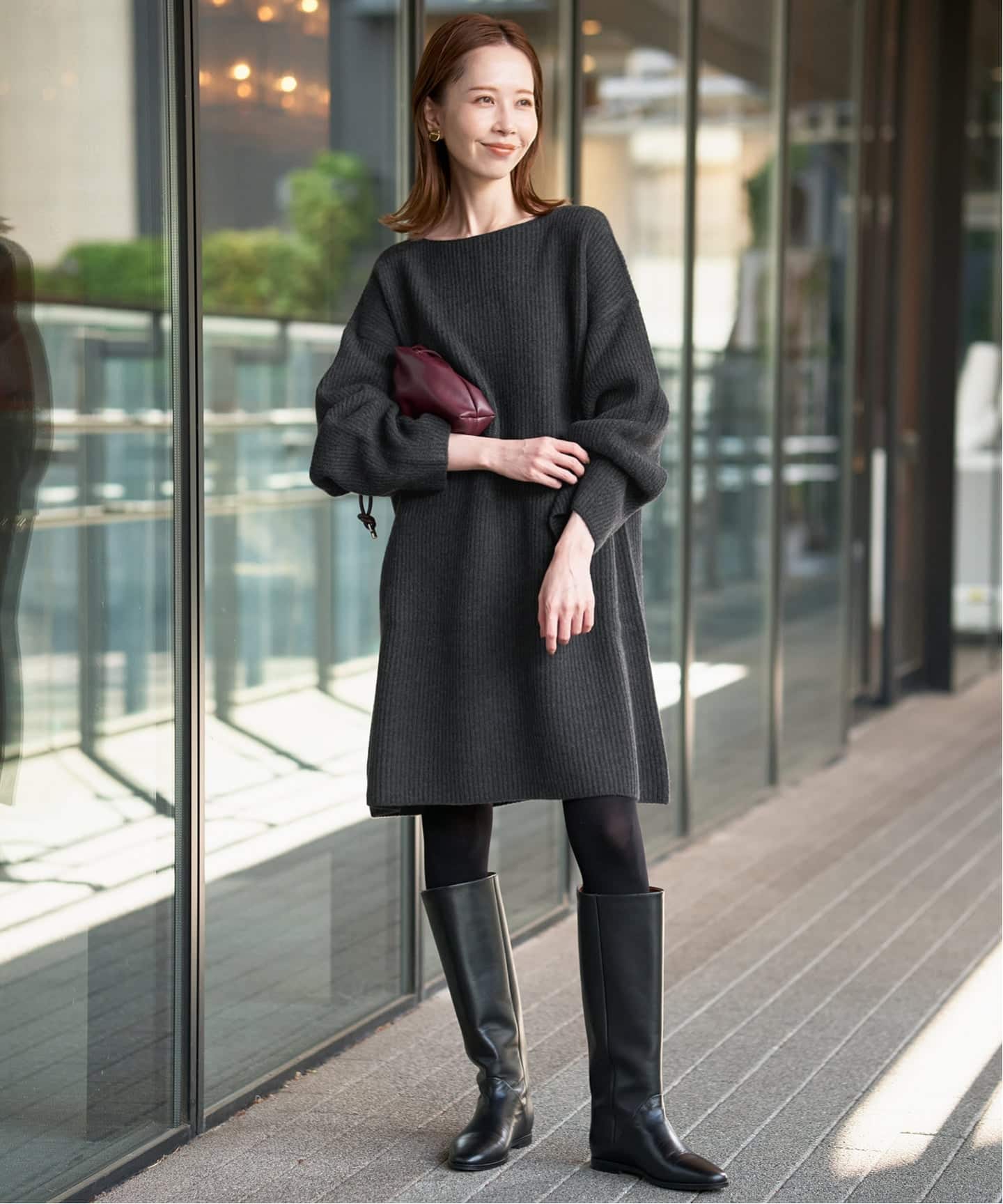 WEB限定/追加》ファインウールニットミニワンピース（ワンピース