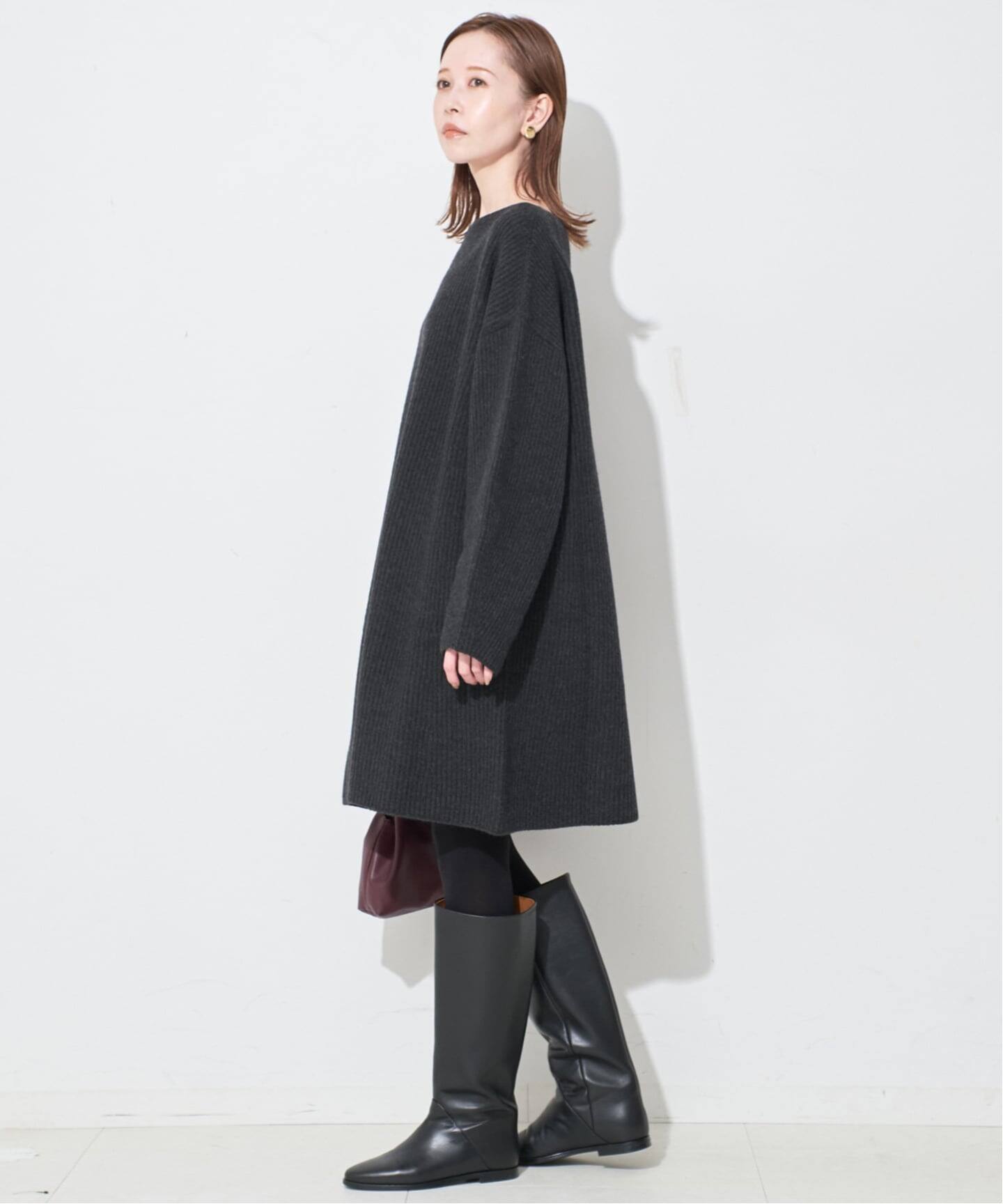 WEB限定/追加》ファインウールニットミニワンピース（ワンピース