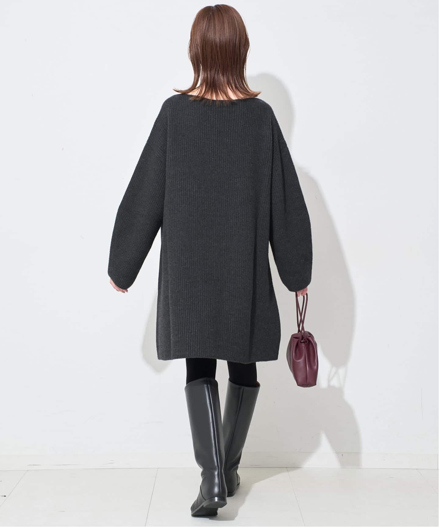 WEB限定/追加》ファインウールニットミニワンピース（ワンピース