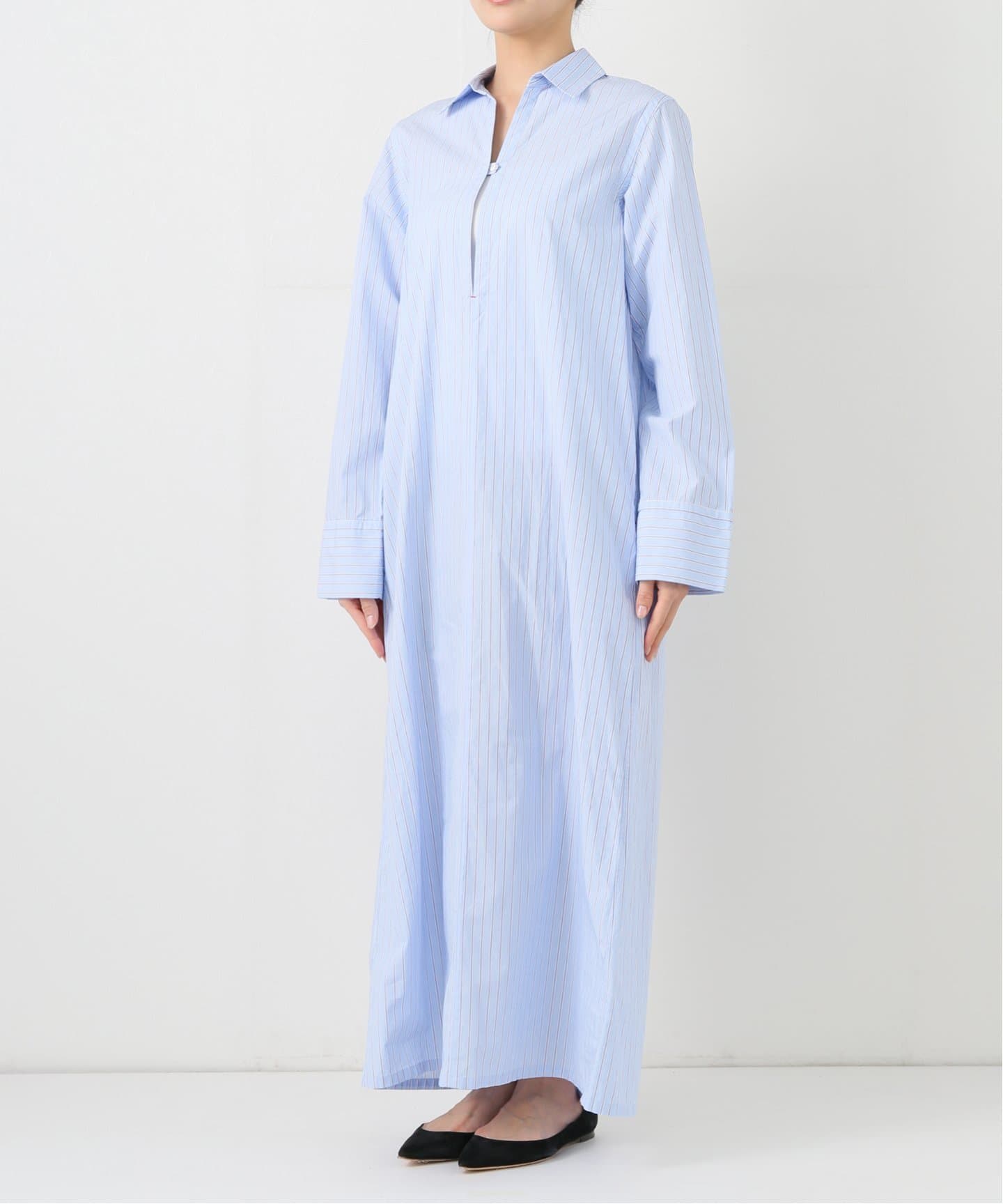 【新品】slobe ienaスローブイエナ シャドーストライプワンピース SLOBE IENA（スローブイエナ）の「シャドーストライプワンピース