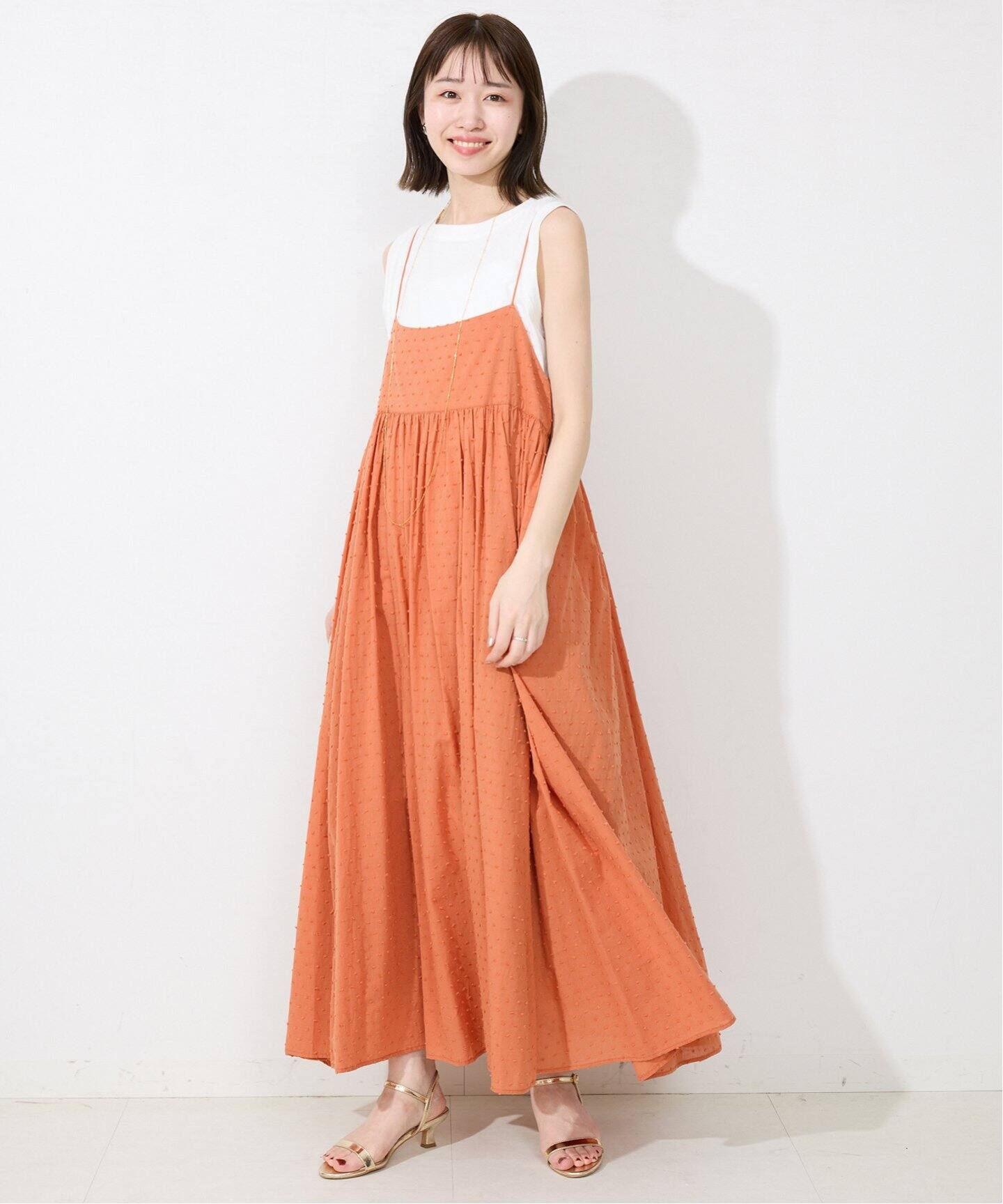 IENA シルクコットンギャザーキャミオンライン ショッピング