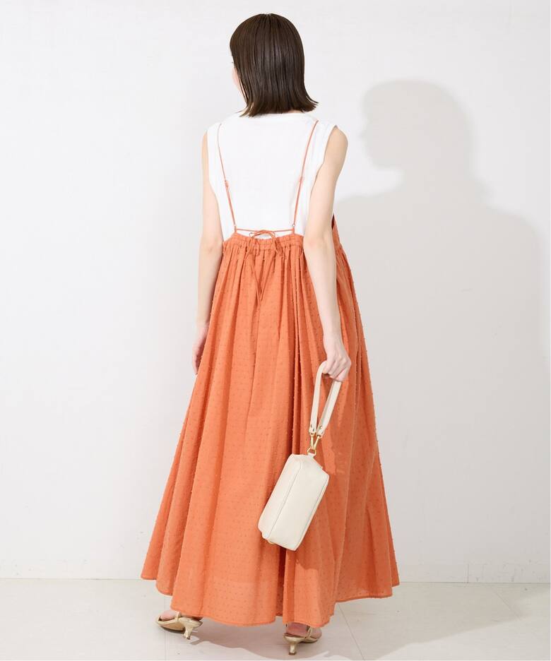 2枚セット/一部カラーWEB・店舗限定》エアリーギャザーキャミ  