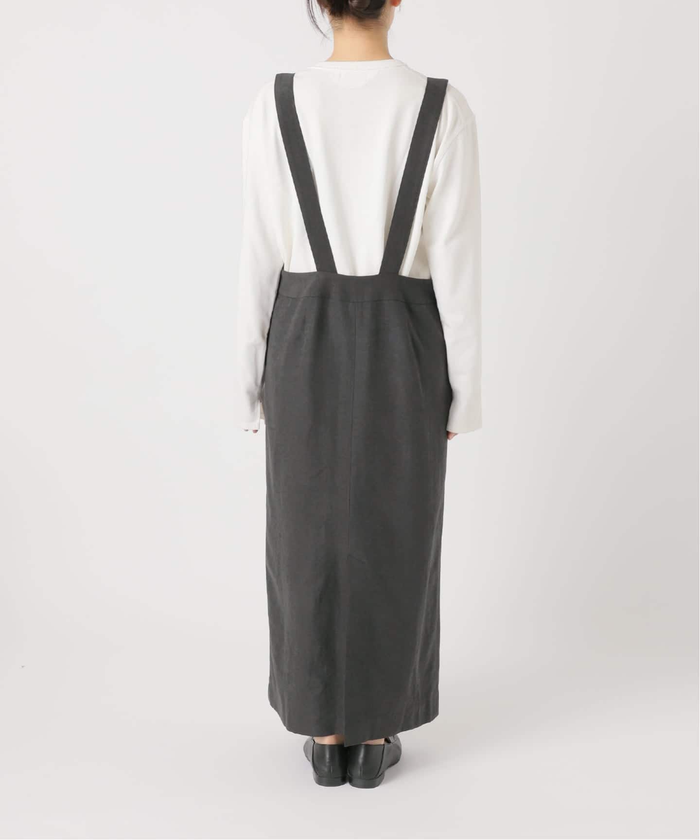 アイラインフロントジップジャンパースカート（ワンピース）｜SLOBE