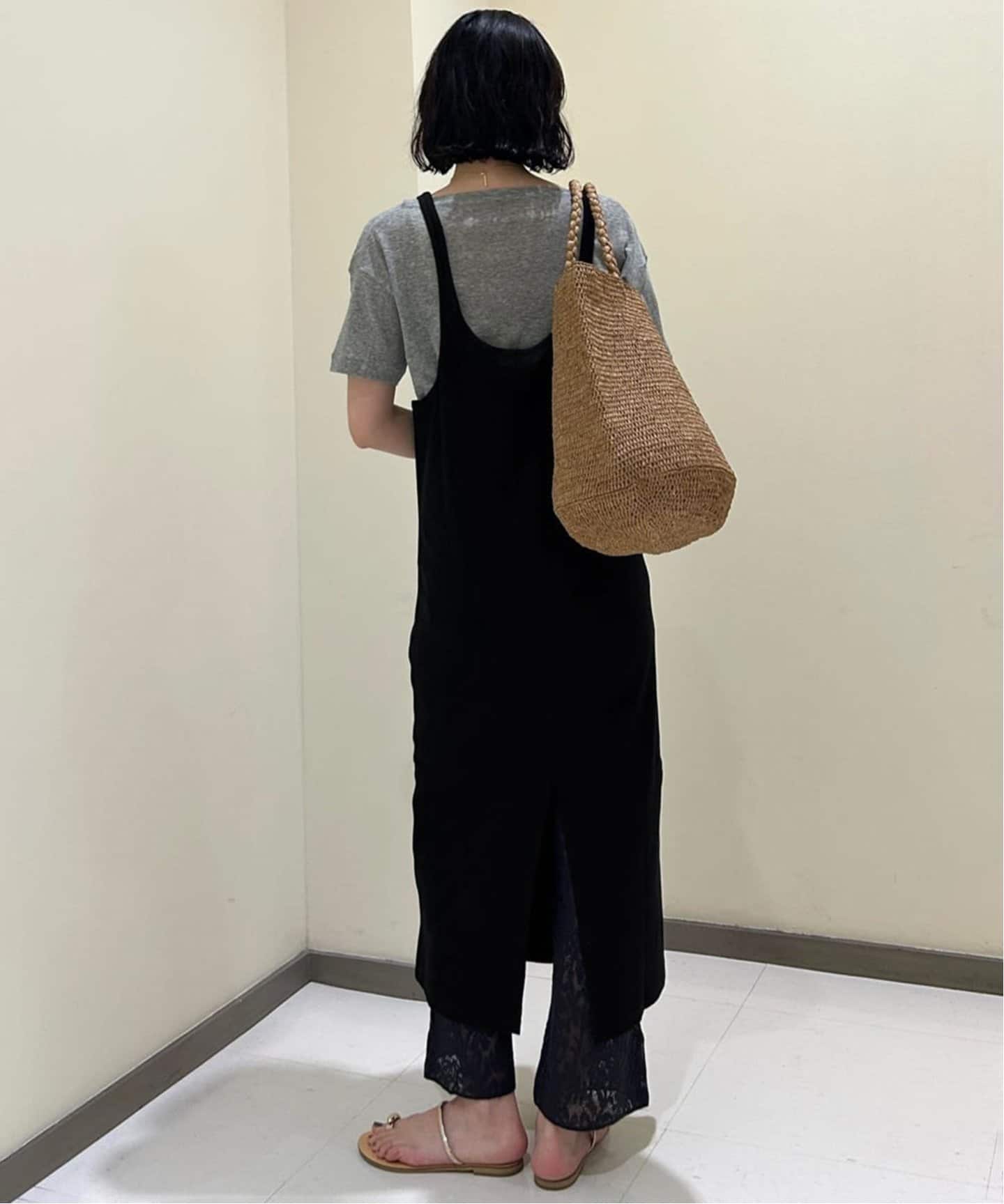 2枚セット/ウォッシャブル》ジャージジャンパースカート×5分袖 T