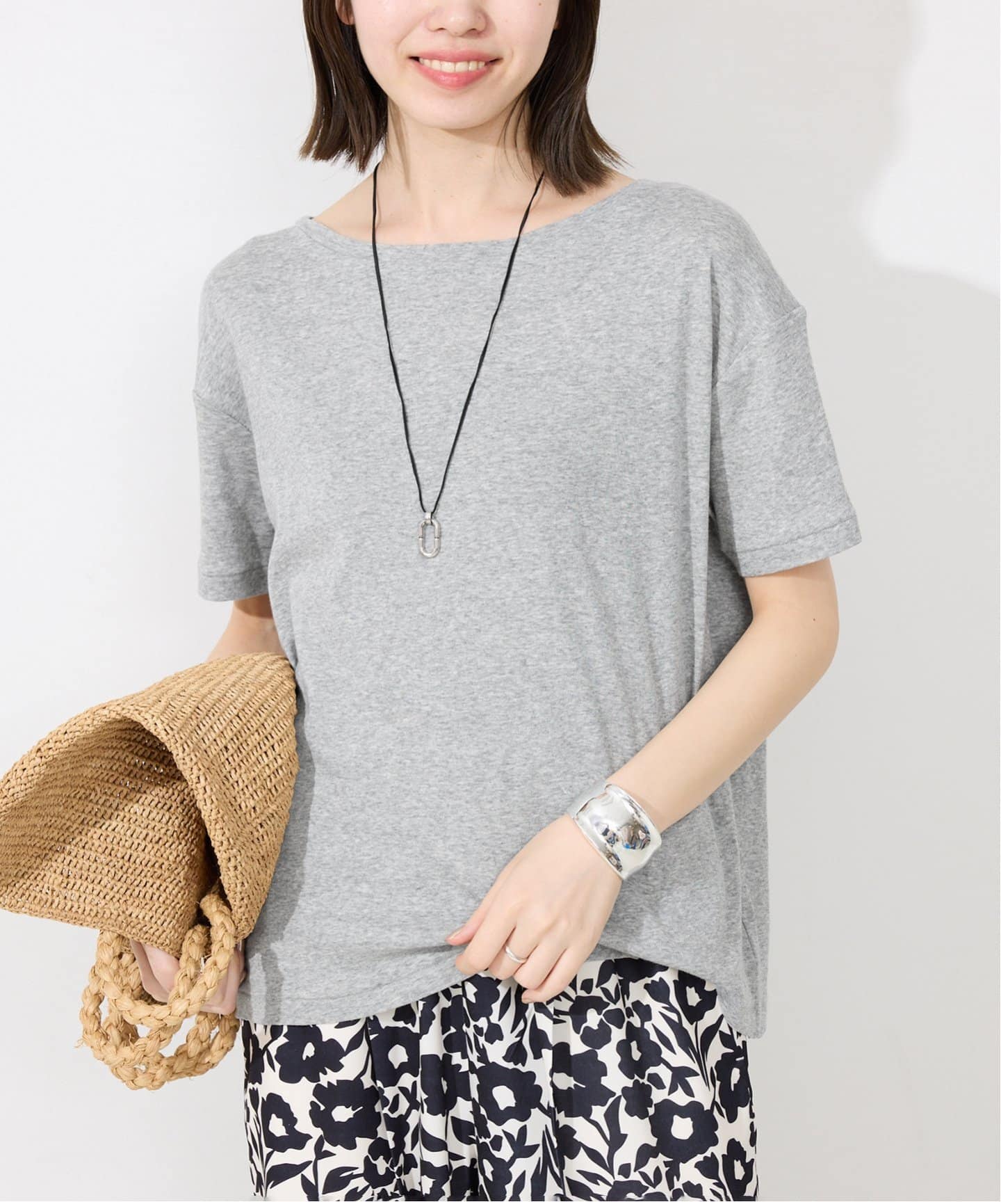 スローブイエナ　ジャンパースカート×Tシャツセット　新品 WEB限定/追加》ジャージジャンパースカート×5分袖 Tシャツセット