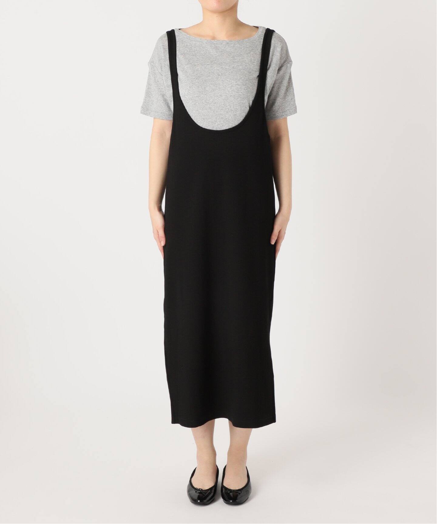 WEB限定/追加》ジャージジャンパースカート×5分袖 Tシャツセット