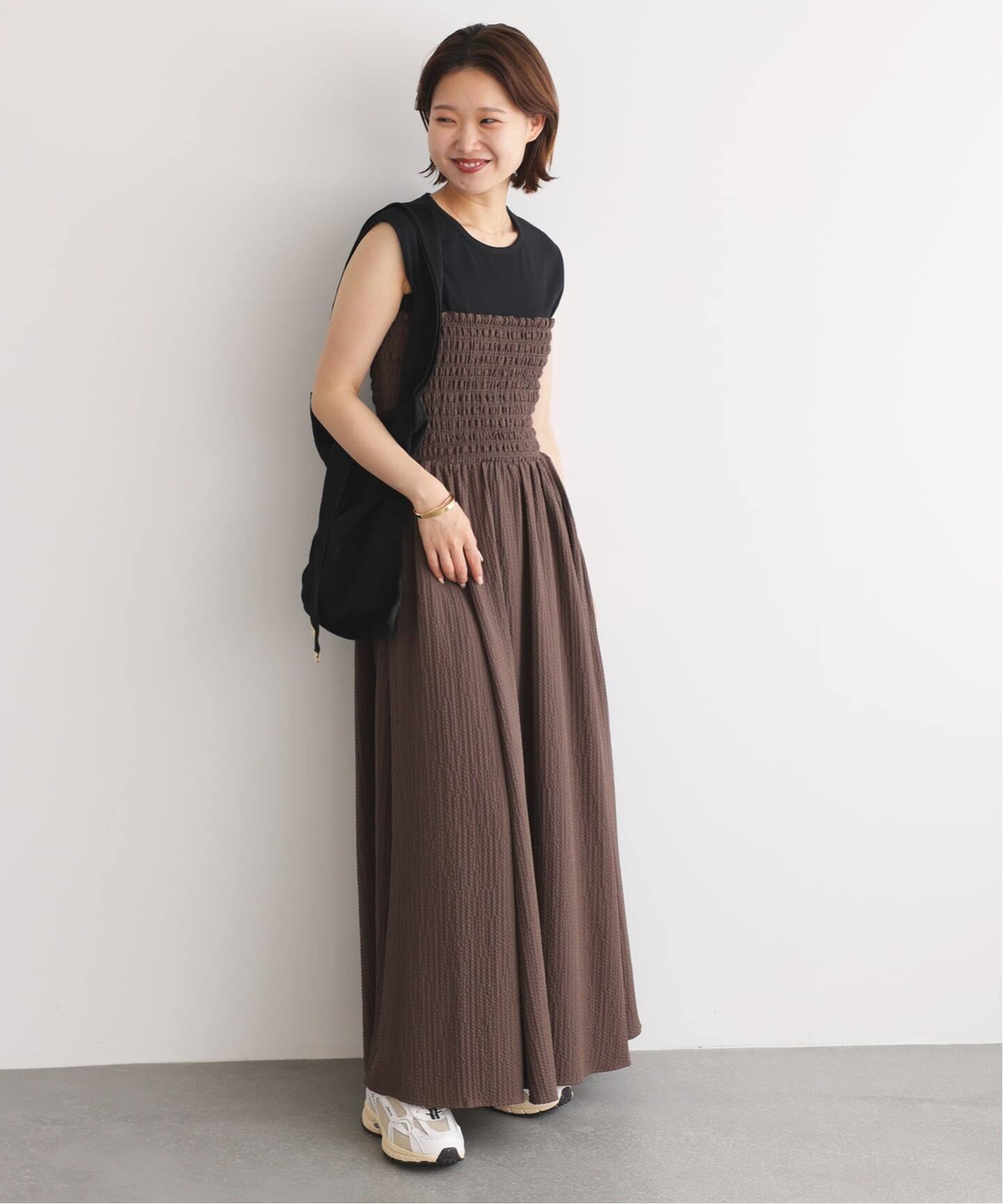 新品未使用SLOBE IENA　（2枚セット＞ セットシャーリングワンピース 2枚セット》セットシャーリングワンピース（ワンピース）｜SLOBE IENA