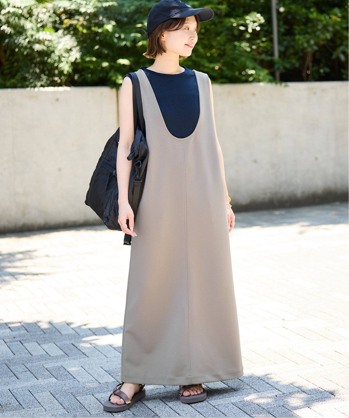 SLOBE IENA｜Uネックジャンパースカート | Rakuten Fashion(楽天