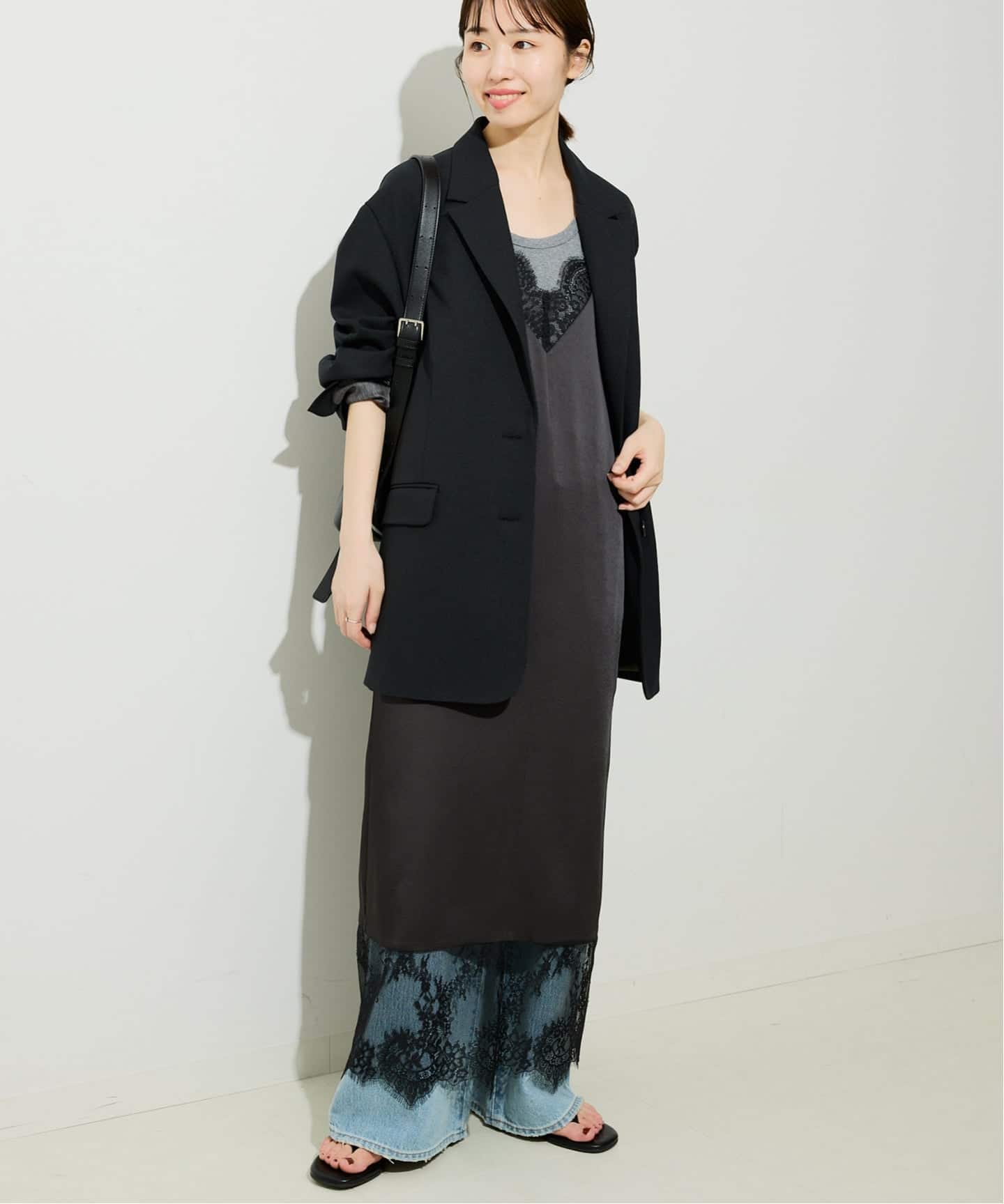 お買い物大好き♡SLOBE IENA アンティークサテンワンピース habi アンティークサテンワンピース | スローブ イエナ(SLOBE