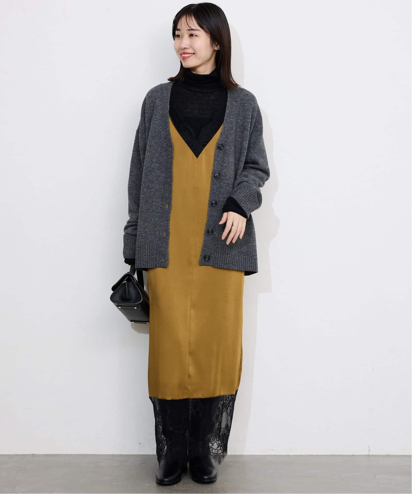 レースサテンワンピース（ワンピース）｜SLOBE IENA（スローブ イエナ