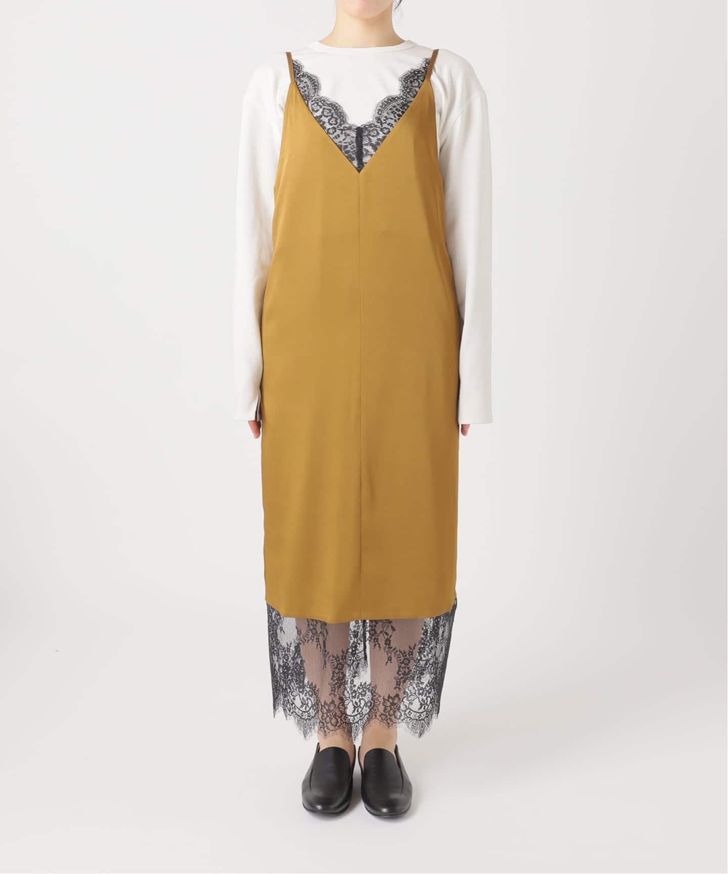 レースサテンワンピース（ワンピース）｜SLOBE IENA（スローブ イエナ