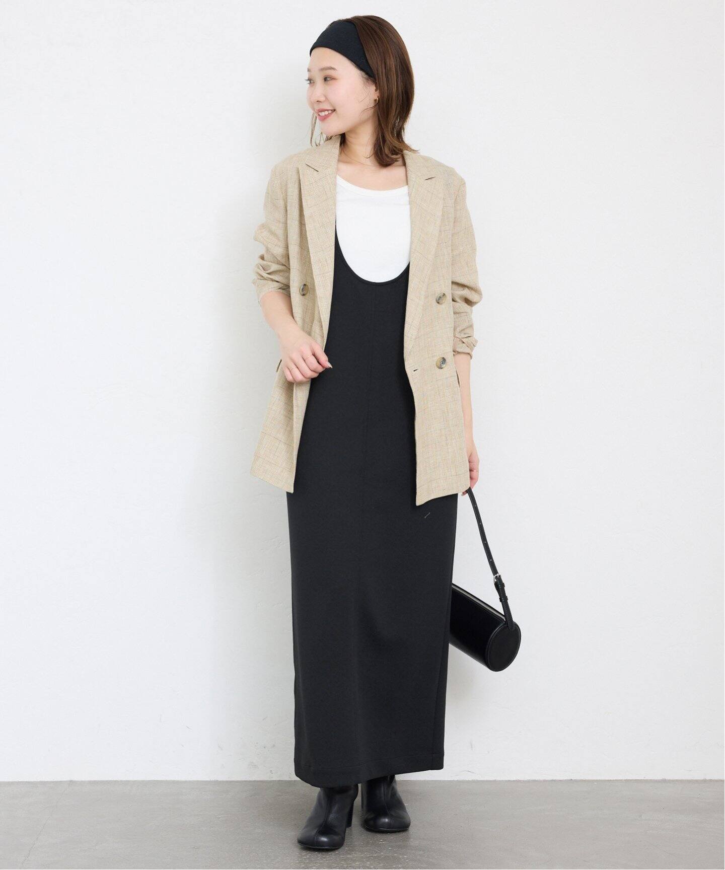 SLOBE IENA Uネックジャンパースカート スローブ イエナ SLOBE IENA Uネックジャンパースカート