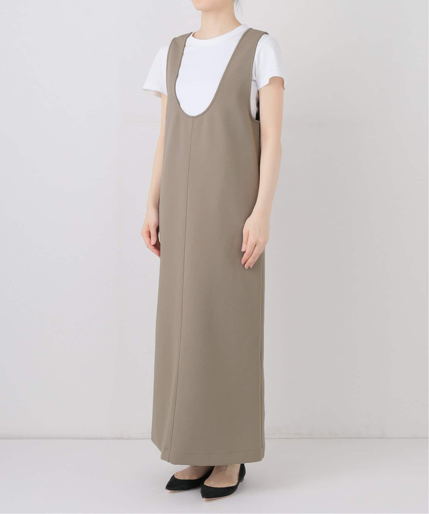 SLOBE IENA Uネックジャンパースカート スローブ イエナ SLOBE IENA Uネックジャンパースカート