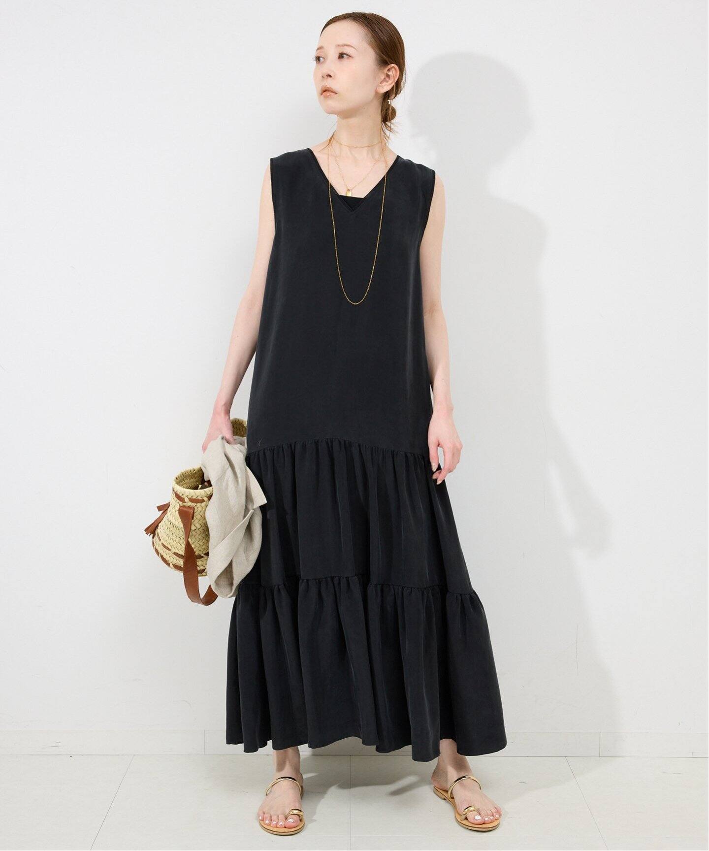 フィブリルティアードワンピース（ワンピース）｜SLOBE IENA（スローブ  