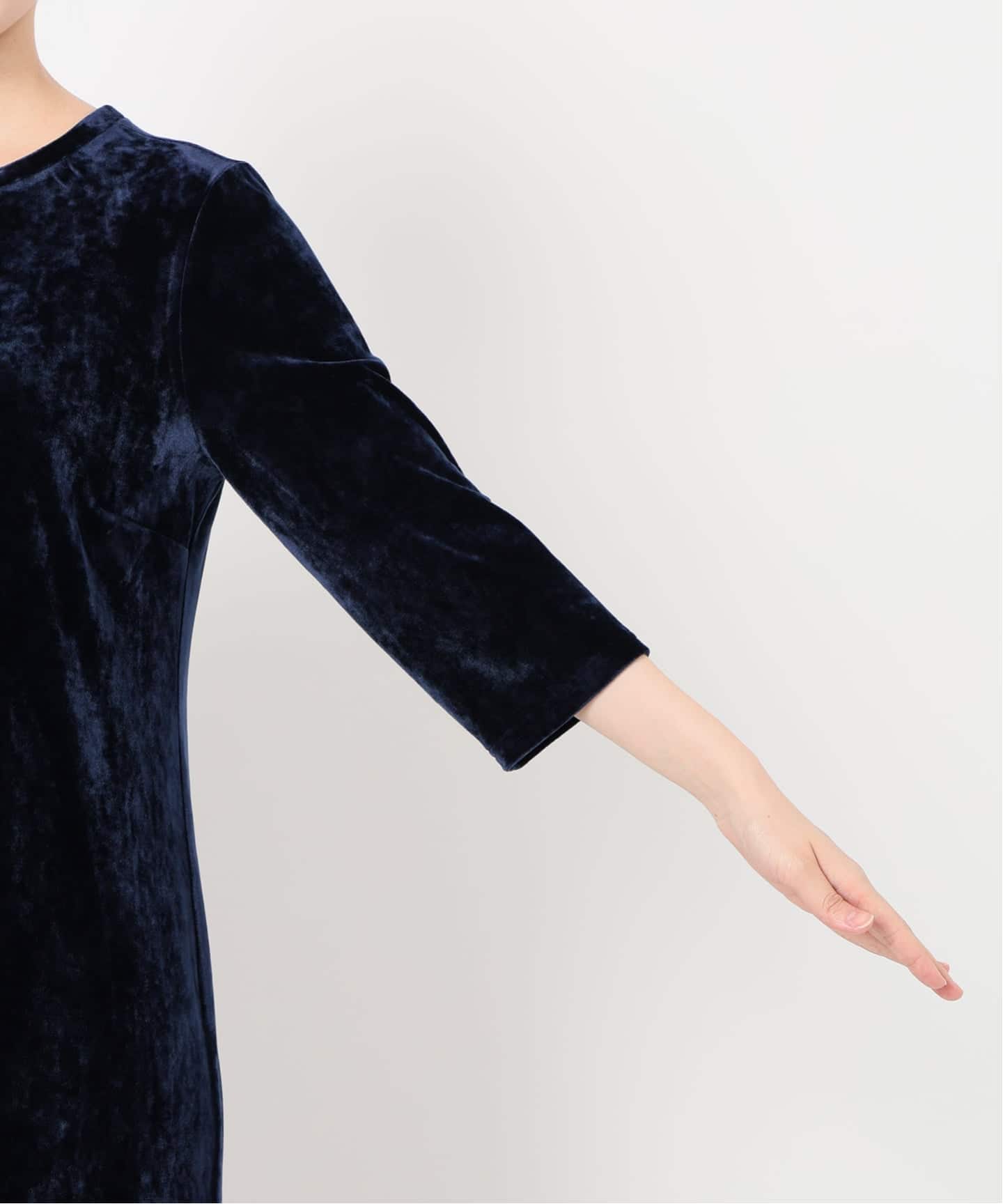 ベロアIラインワンピース（ワンピース）｜SLOBE IENA（スローブ イエナ