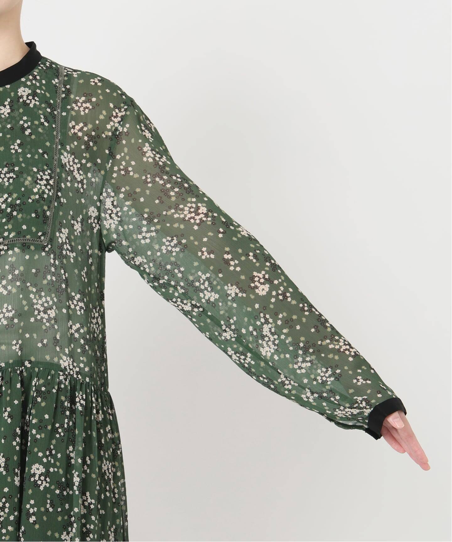 Bicolor Flower ワンピース（ワンピース）｜SLOBE IENA（スローブ