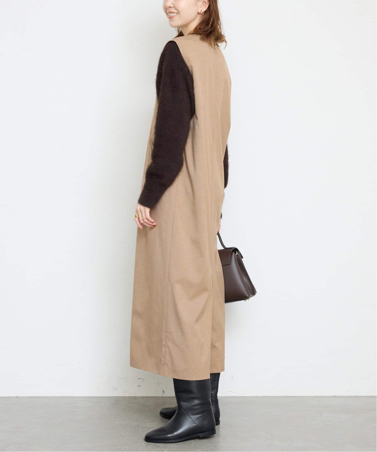 【美品】SLOBE IENA ベージュ ジャンパー スローブ イエナ SLOBE IENA ラミージョーゼットジャケット