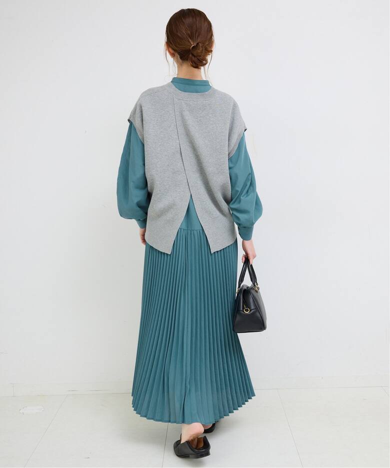 追加》ロープリーツワンピース（ワンピース）｜SLOBE IENA（スローブ  